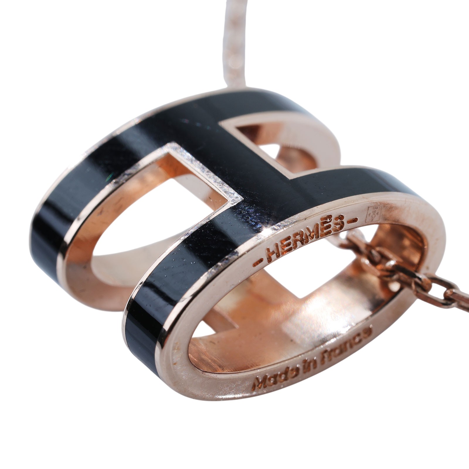 愛馬仕 Hermes Mini Pop H 墜飾 黑色 H147992FO03  黑POP H項鍊 原廠盒子