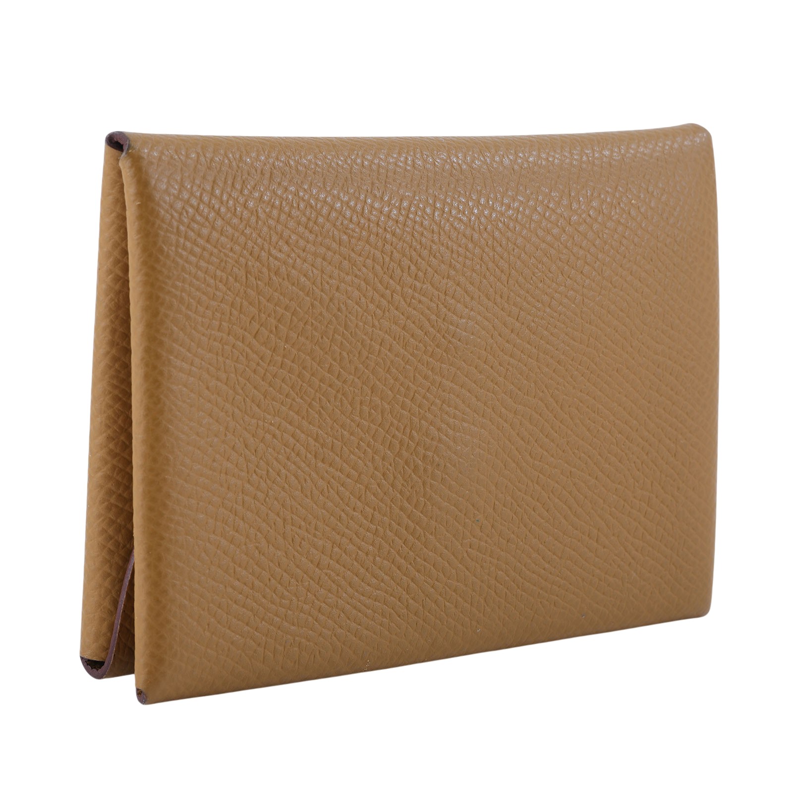 愛馬仕 Hermes Calvi Duo 卡包 CALD B刻 芝麻色CALVI DUO 無附屬品