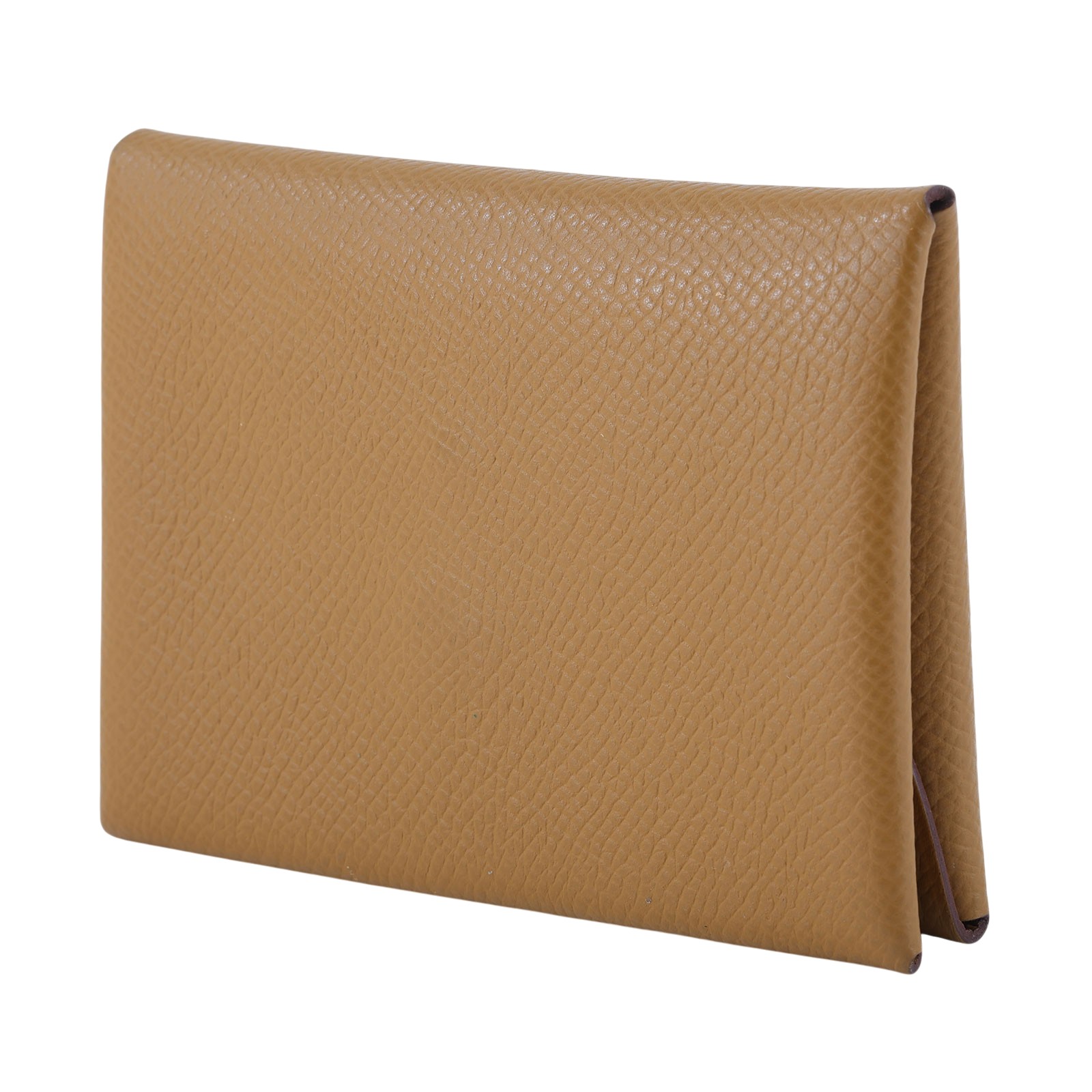 愛馬仕 Hermes Calvi Duo 卡包 CALD B刻 芝麻色CALVI DUO 無附屬品