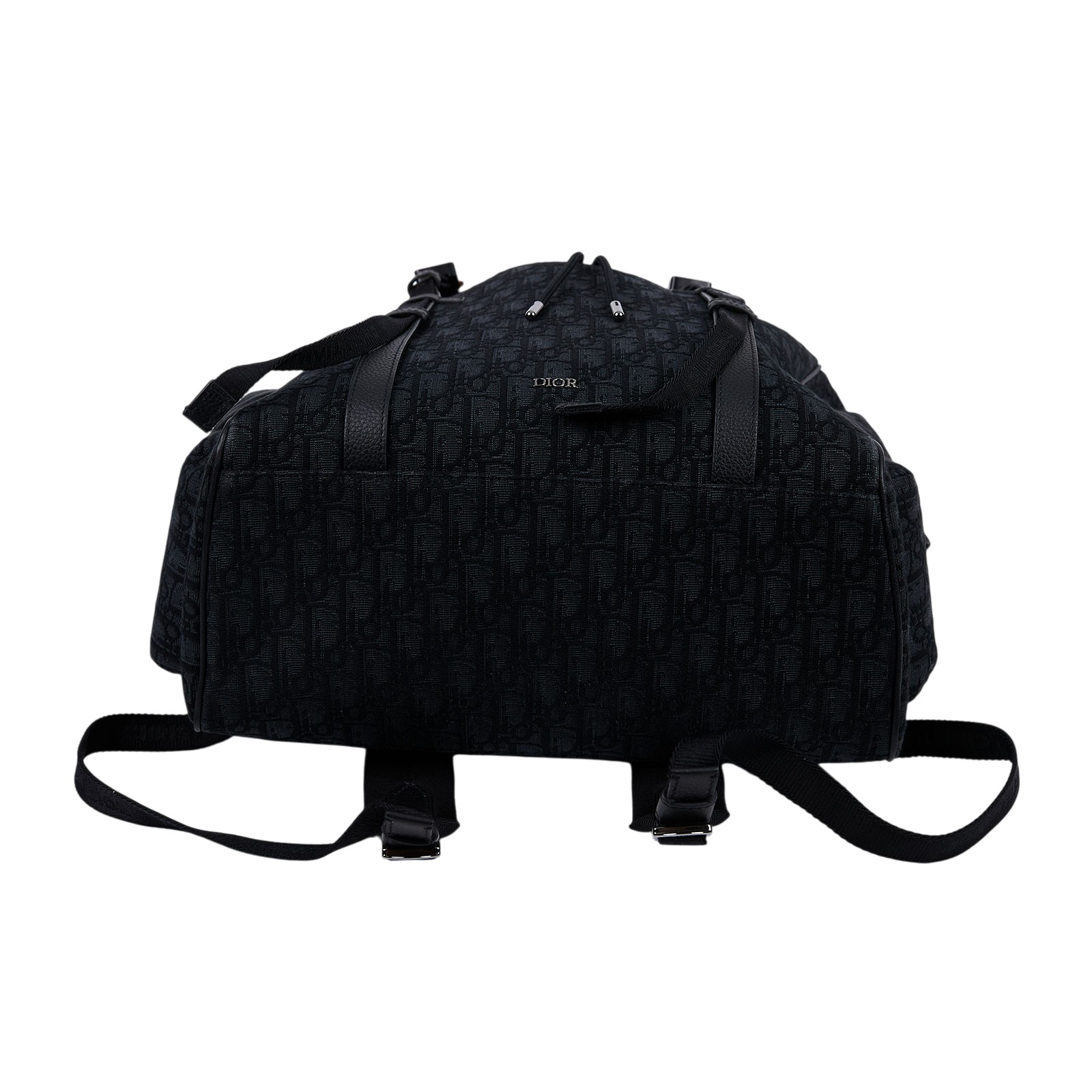 迪奧 CHRISTIAN DIOR Backpack 後背包 1ESBA205YKY 黑緹花Hit the Road後背包 原廠盒子/防塵袋/保證卡