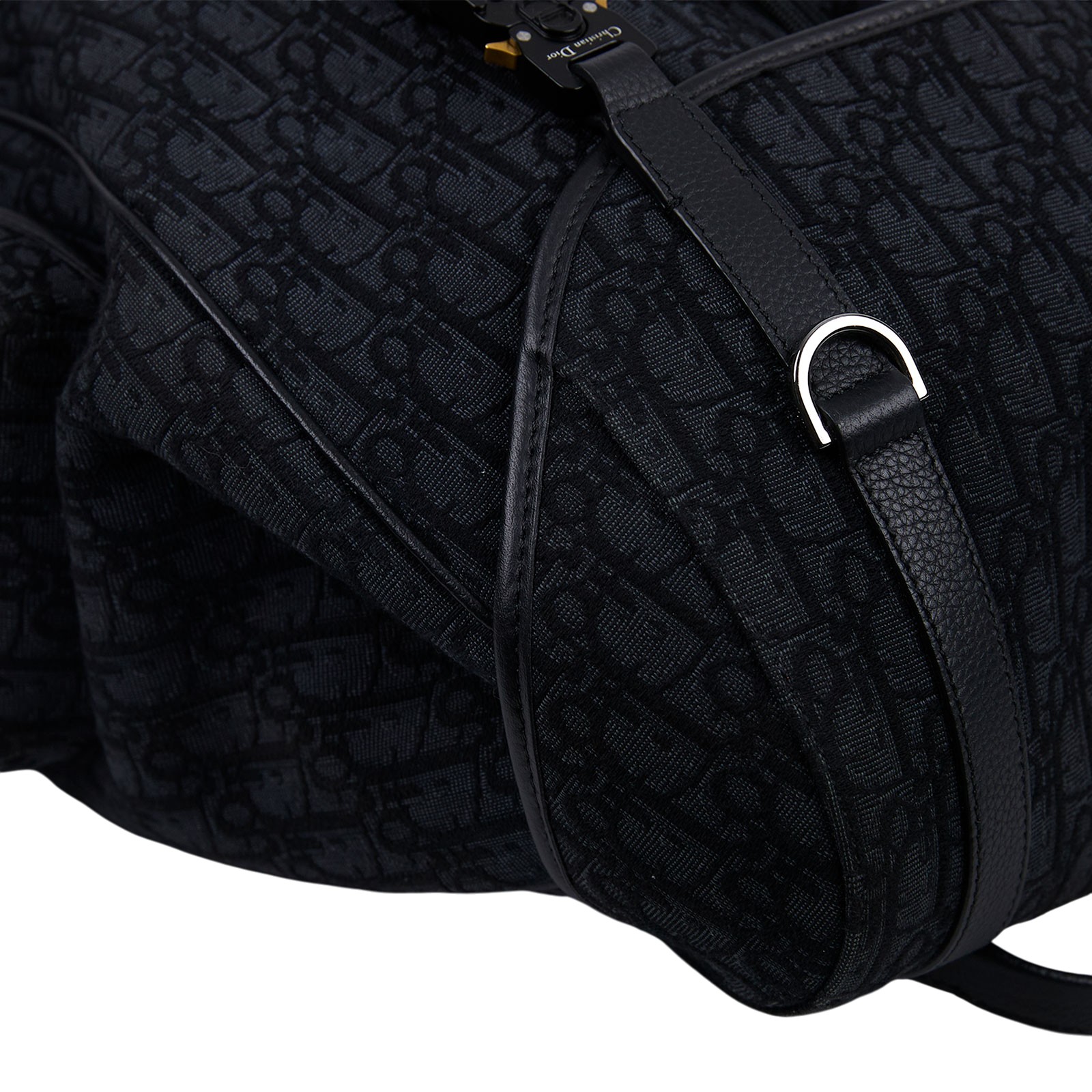 迪奧 CHRISTIAN DIOR Backpack 後背包 1ESBA205YKY 黑緹花Hit the Road後背包 原廠盒子/防塵袋/保證卡