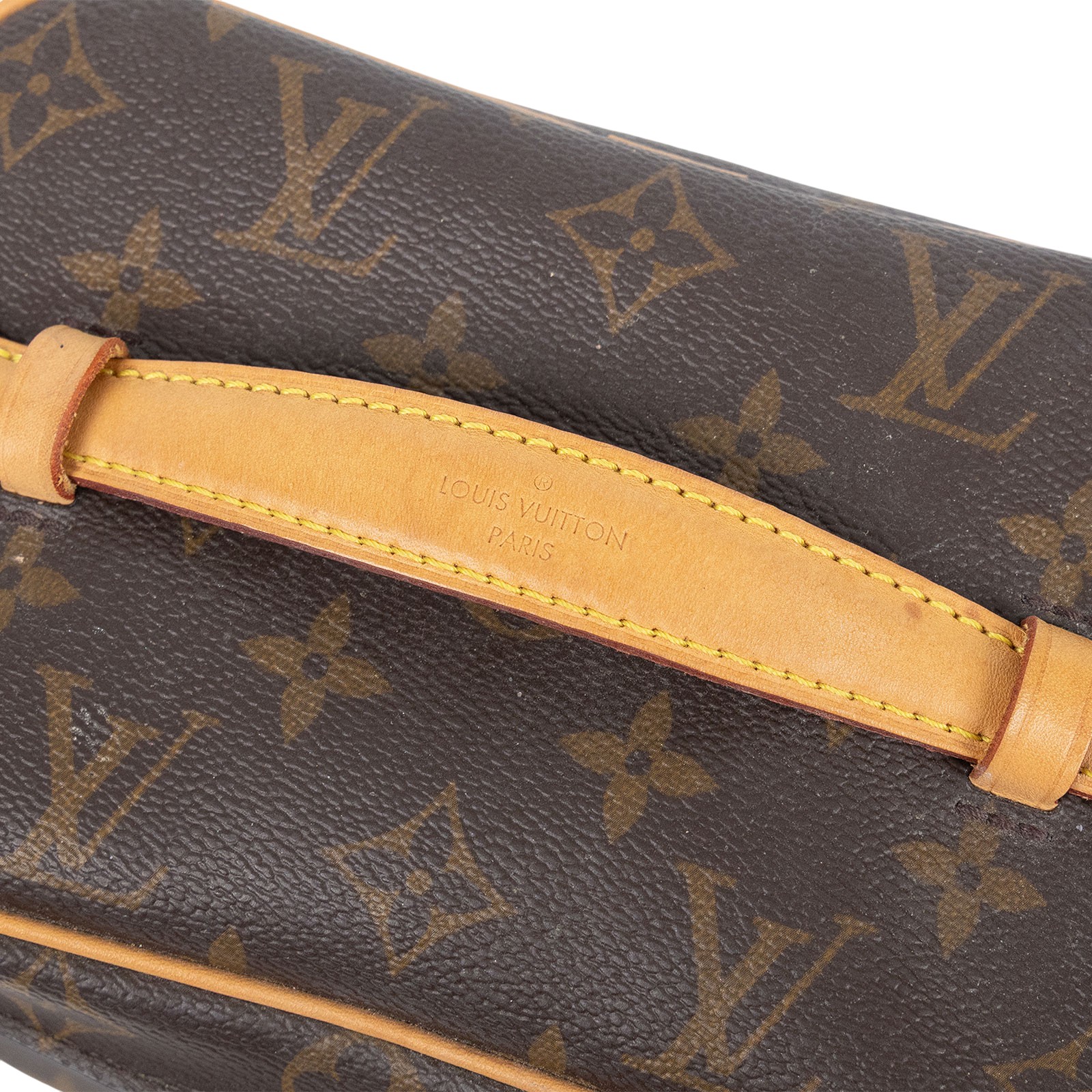 路易威登 LOUIS VUITTON Nice Mini 迷你 化妝箱 M44495 晶片款 棕原花Nice Mini化妝包 無附屬品