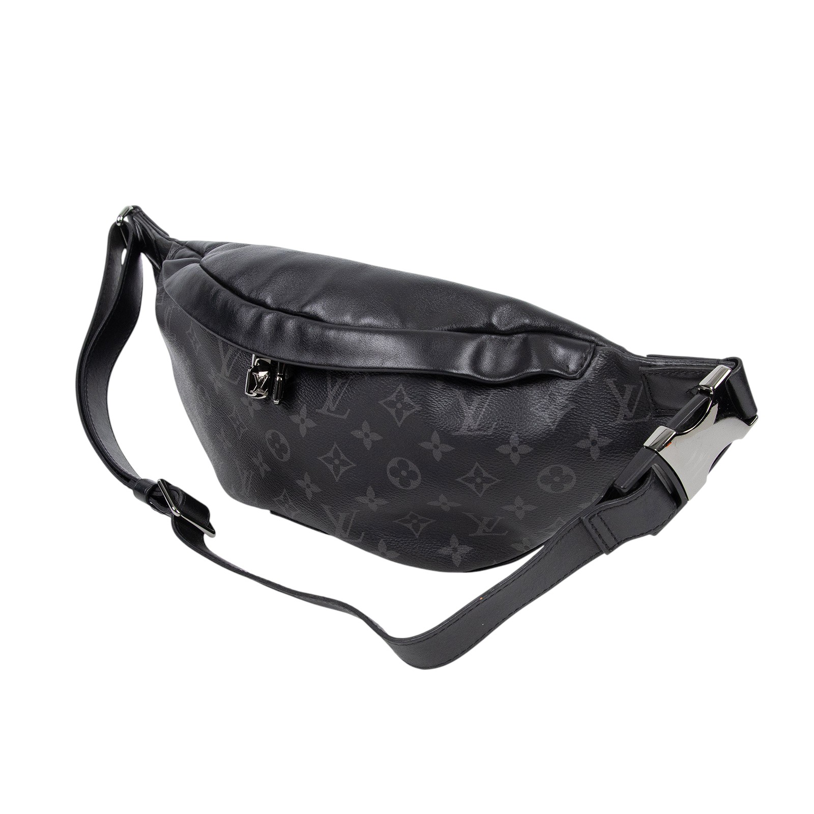 路易威登 LOUIS VUITTON Discovery PM 腰包 Eclipse 黑色 M46035 晶片款  原廠盒子/防塵袋