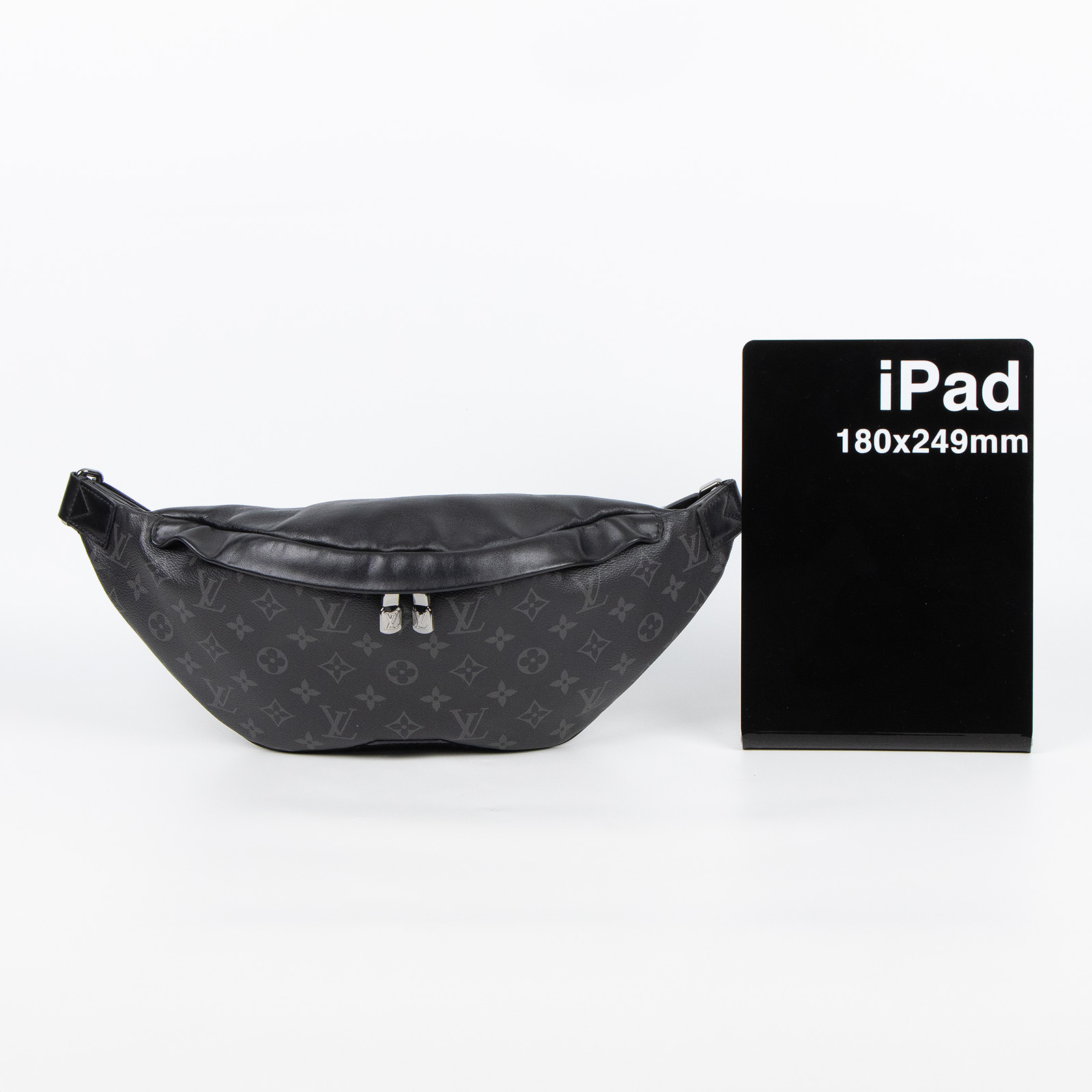 路易威登 LOUIS VUITTON Discovery PM 腰包 Eclipse 黑色 M46035 晶片款  原廠盒子/防塵袋