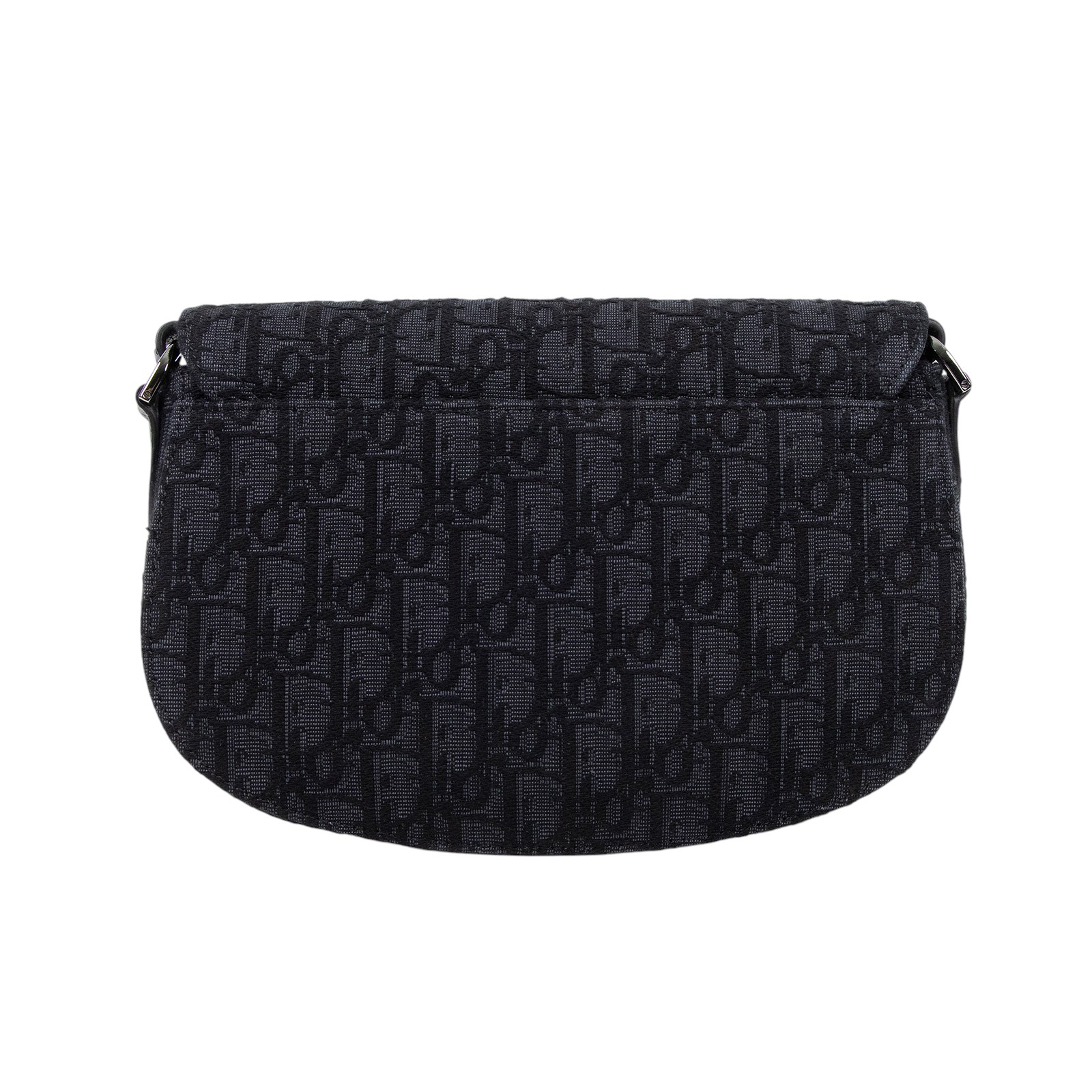 迪奧 CHRISTIAN DIOR Saddle 郵差包 1ADPO325YKY 黑Saddle郵差包 原廠盒子/購買證明