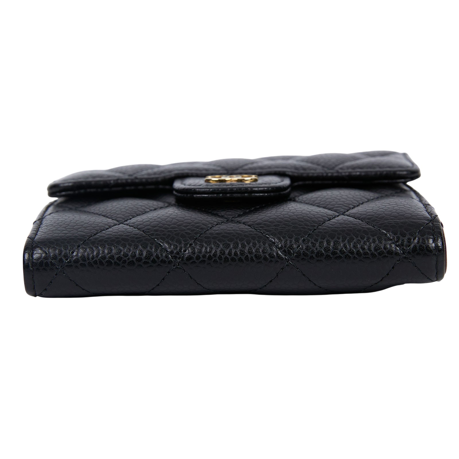 香奈兒 CHANEL 經典 小型 口蓋 皮夾 小牛皮 短夾  AP0231 Y01864 31開 黑荔枝COCO短夾 防塵袋/原廠盒子/購買證明