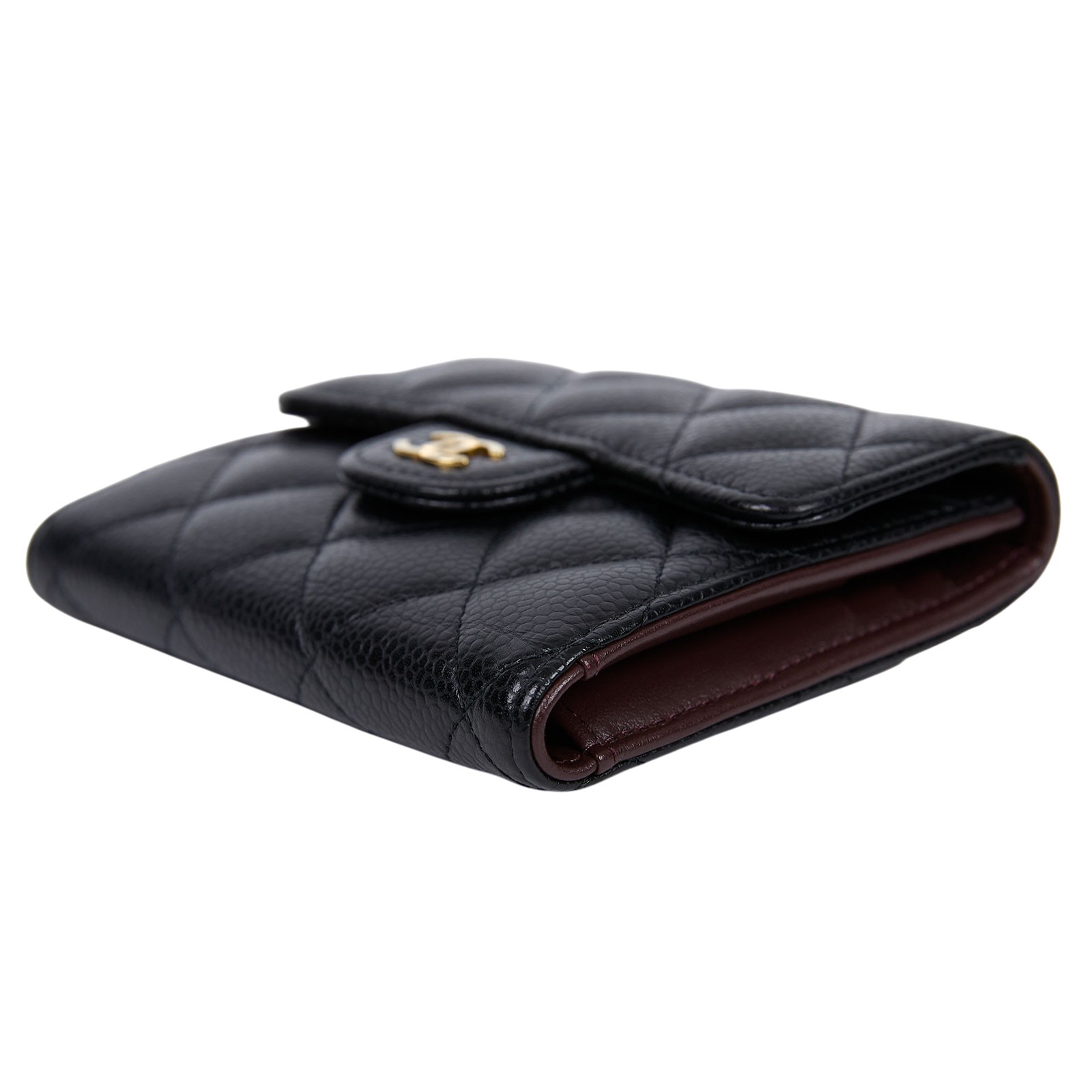 香奈兒 CHANEL 經典 小型 口蓋 皮夾 小牛皮 短夾  AP0231 Y01864 31開 黑荔枝COCO短夾 防塵袋/原廠盒子/購買證明