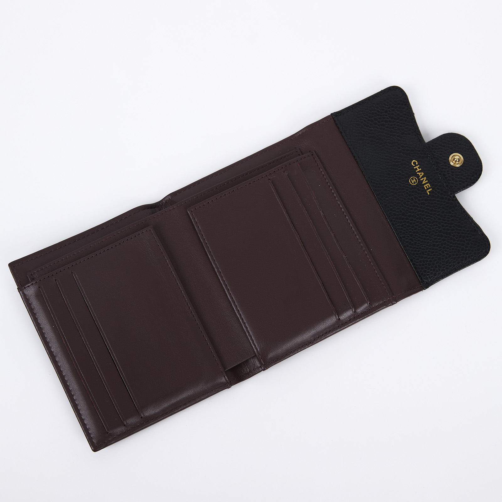 香奈兒 CHANEL 經典 小型 口蓋 皮夾 小牛皮 短夾  AP0231 Y01864 31開 黑荔枝COCO短夾 防塵袋/原廠盒子/購買證明