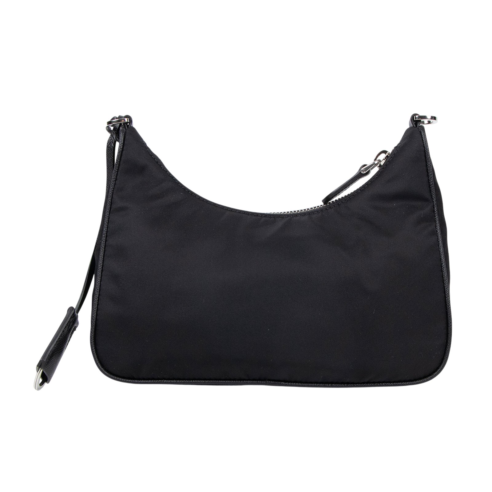 普拉達 PRADA Re-Edition 2005 Re-Nylon 手袋 1BH204_R064 黑銀三合一尼龍肩背包 防塵袋/保證卡/背帶/內袋