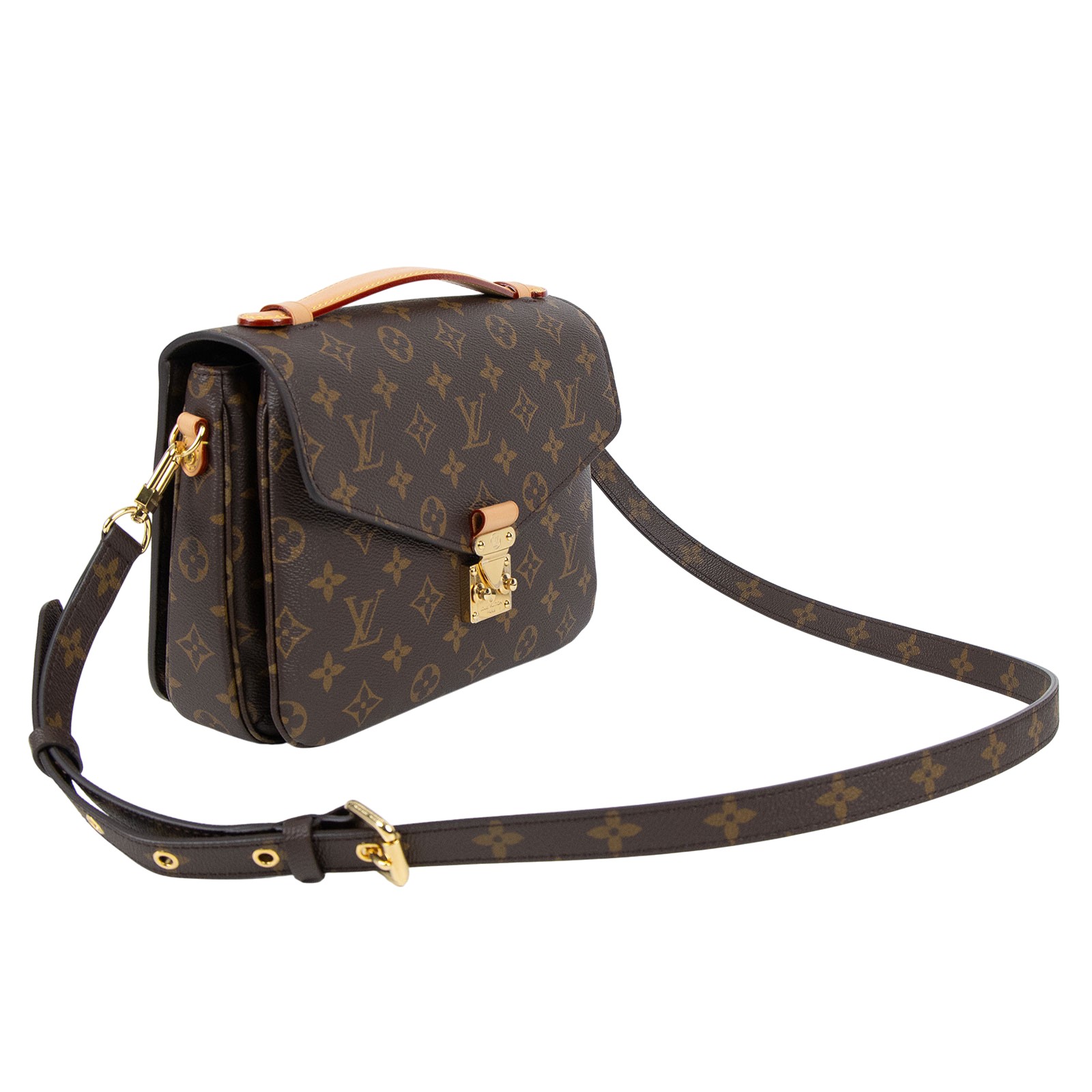 路易威登 LOUIS VUITTON Pochette Métis 老花 手提 肩背郵差包 M44875 晶片款  原廠盒子/防塵袋/購買證明