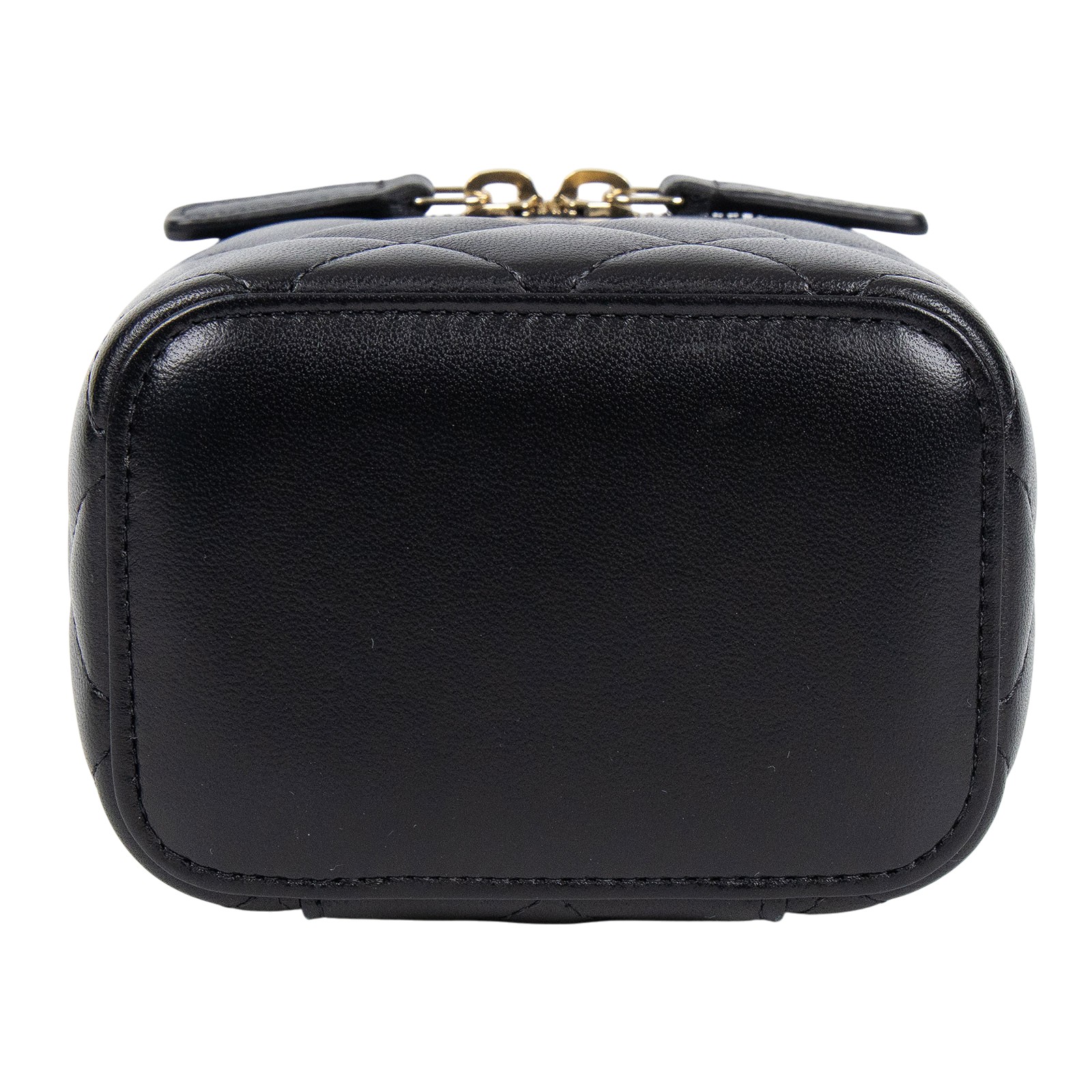 香奈兒 CHANEL Vavnity 金球 斜背 化妝包 AP1447 29開黑羊皮金球化妝包 原廠盒子/防塵袋/保證卡