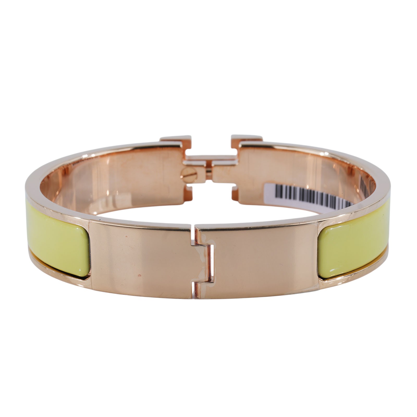 愛馬仕 Hermes Clic H PM 手環 金黃色 H700001FO68PM FI 12 23 黃色CLIC H 手環 原廠盒子/防塵袋/購買證明