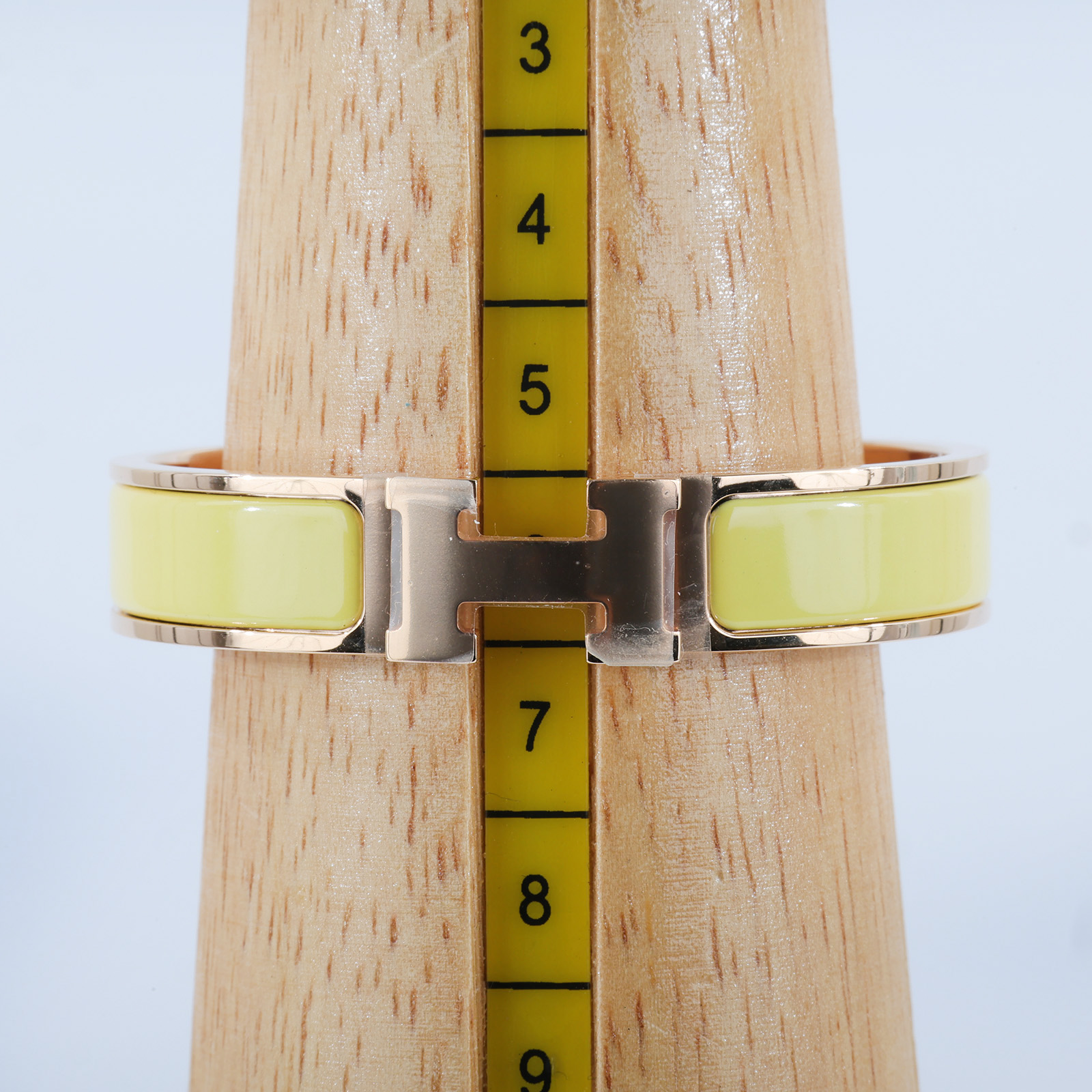 愛馬仕 Hermes Clic H PM 手環 金黃色 H700001FO68PM FI 12 23 黃色CLIC H 手環 原廠盒子/防塵袋/購買證明