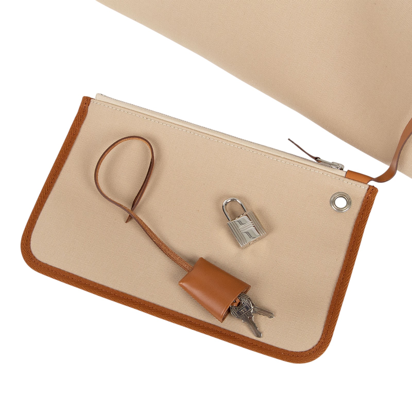 愛馬仕 Hermes Herbag Zip 31 HER31 T刻 金棕拼帆布HERBAG31 原廠盒子/防塵袋/鎖組