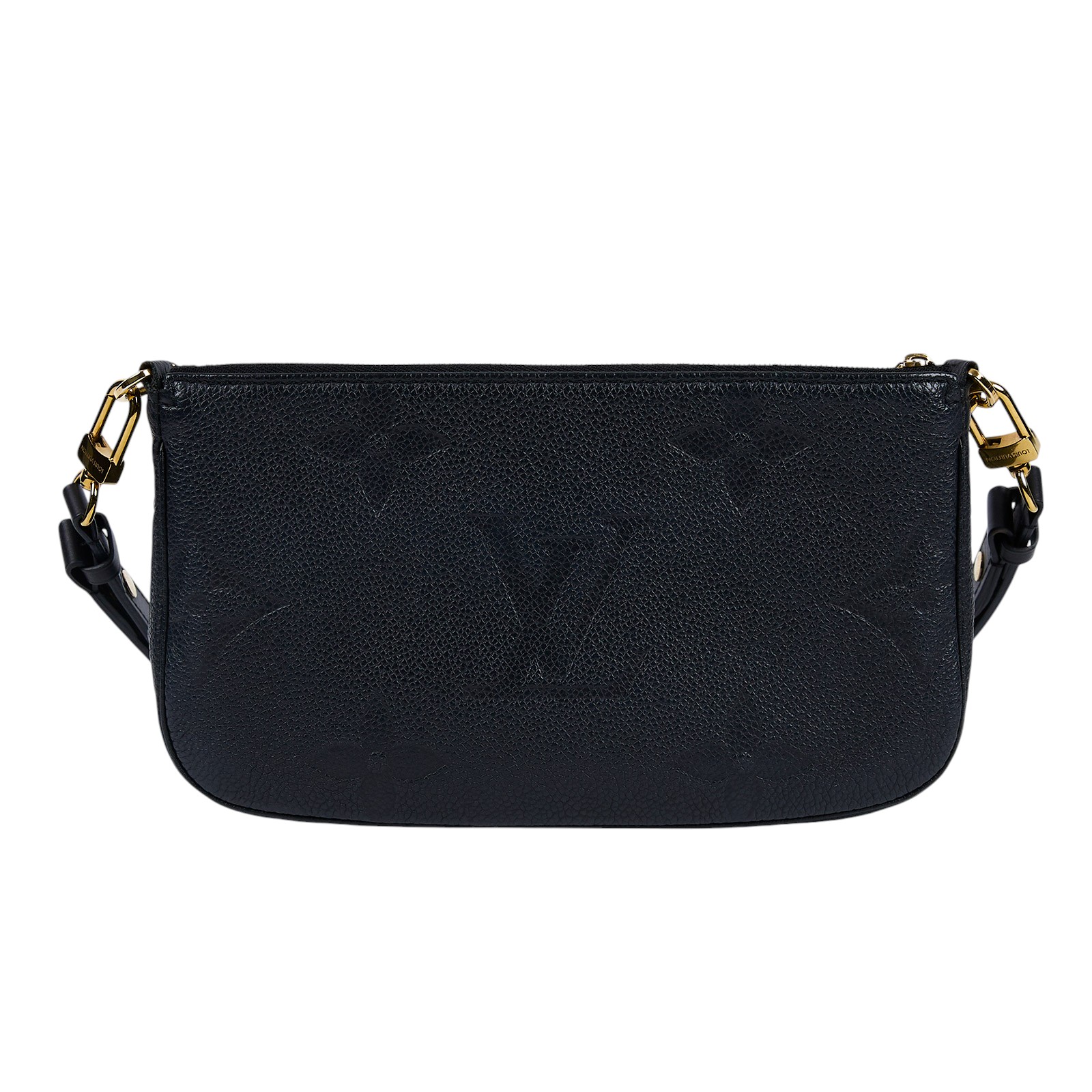 路易威登 LOUIS VUITTON Multi Pochette Accessoires 壓花牛皮 混合式 斜背袋 M80399 晶片款  原廠盒子/防塵袋