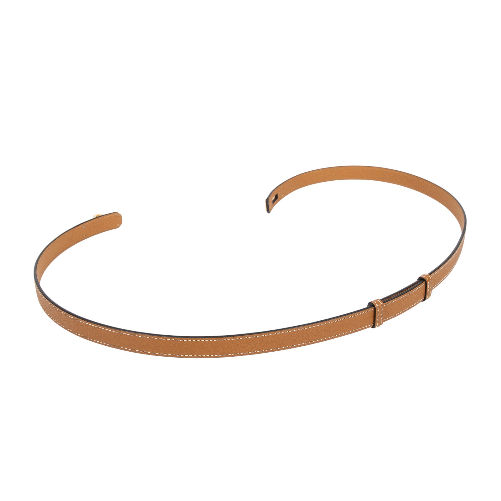 愛馬仕 Hermes Kelly 18 腰帶 大象灰 玫瑰金色五金 金棕色 H069853CD37 /H069853CD  防塵袋/原廠盒子/購買證明