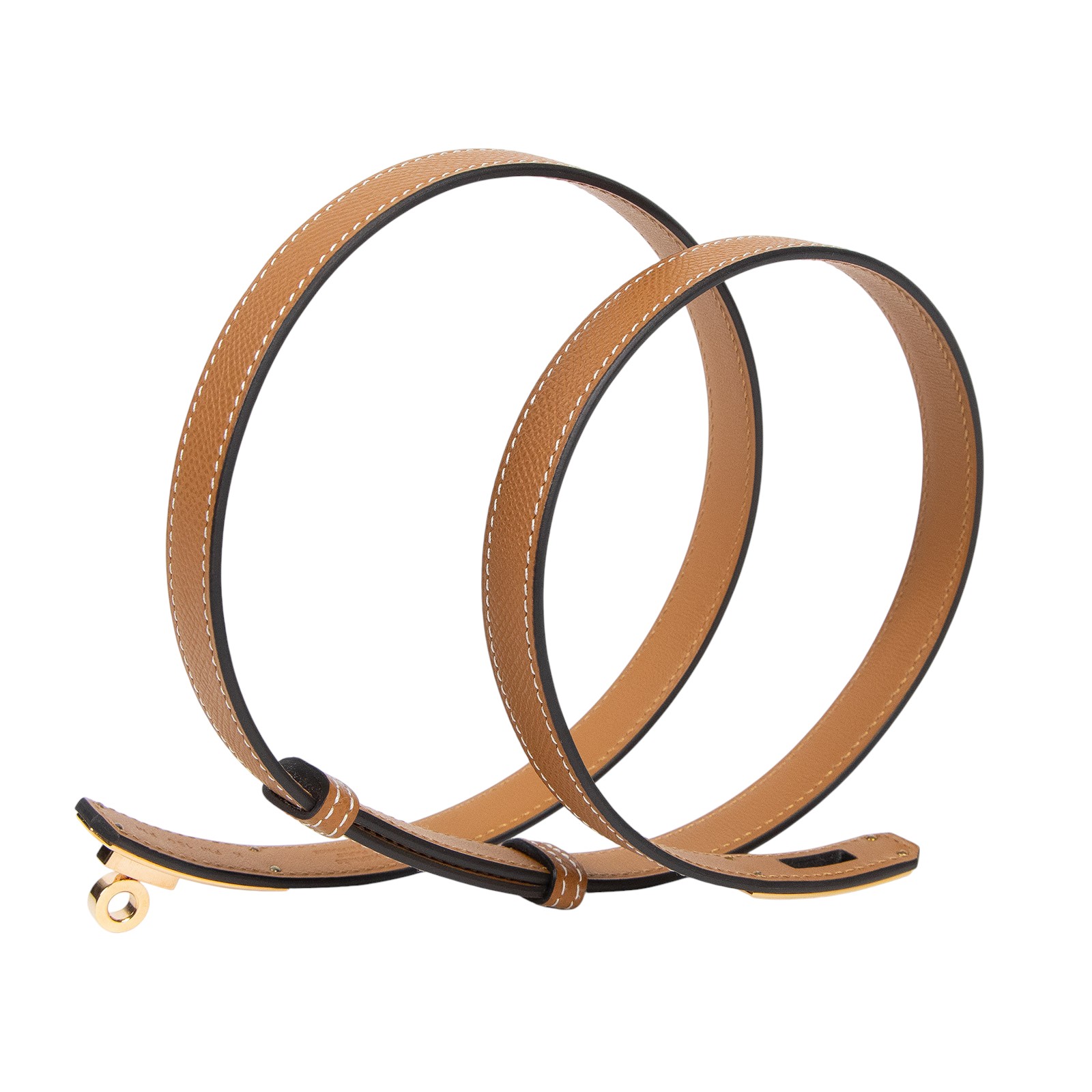 愛馬仕 Hermes Kelly 18 腰帶 大象灰 玫瑰金色五金 金棕色 H069853CD37 /H069853CD  防塵袋/原廠盒子/購買證明