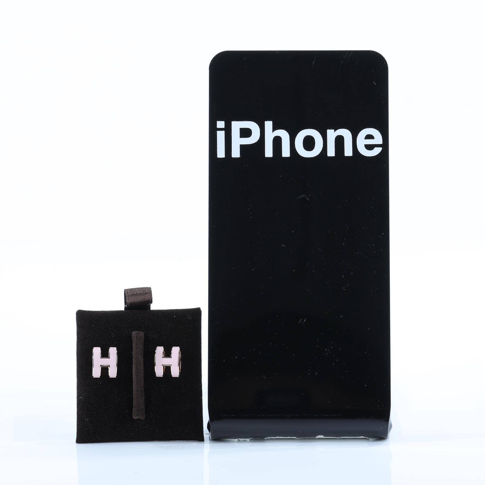 愛馬仕 Hermes Mini Pop H 耳釘 糖衣粉 H608002FO85 ST 01 39 粉色 POP H 耳環 原廠盒子