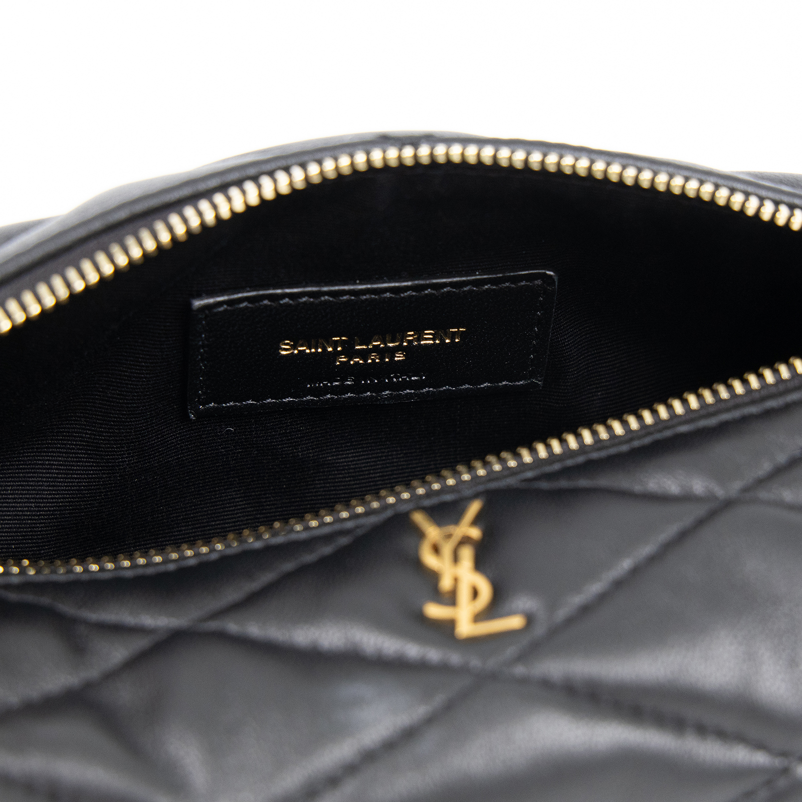 聖羅蘭 YSL SAINT LAURENT Sade 小型 絎縫 筒形 肩背包 699703AAAJU 黑羊水桶包 原廠盒子/防塵袋