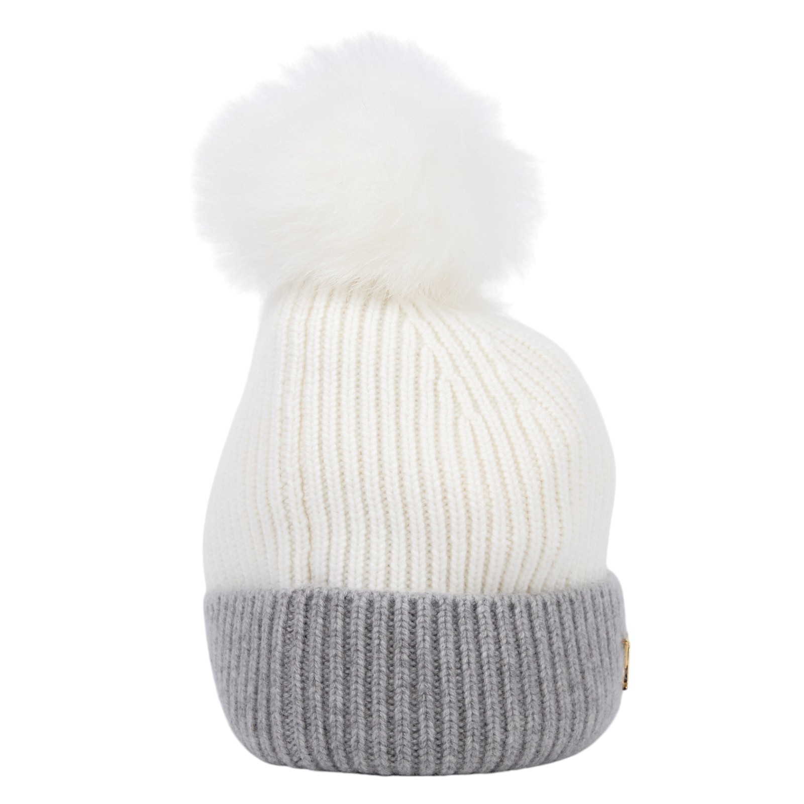 路易威登 LOUIS VUITTON LV Cold Spark 毛帽 M79255 灰白毛球毛帽 無附屬品