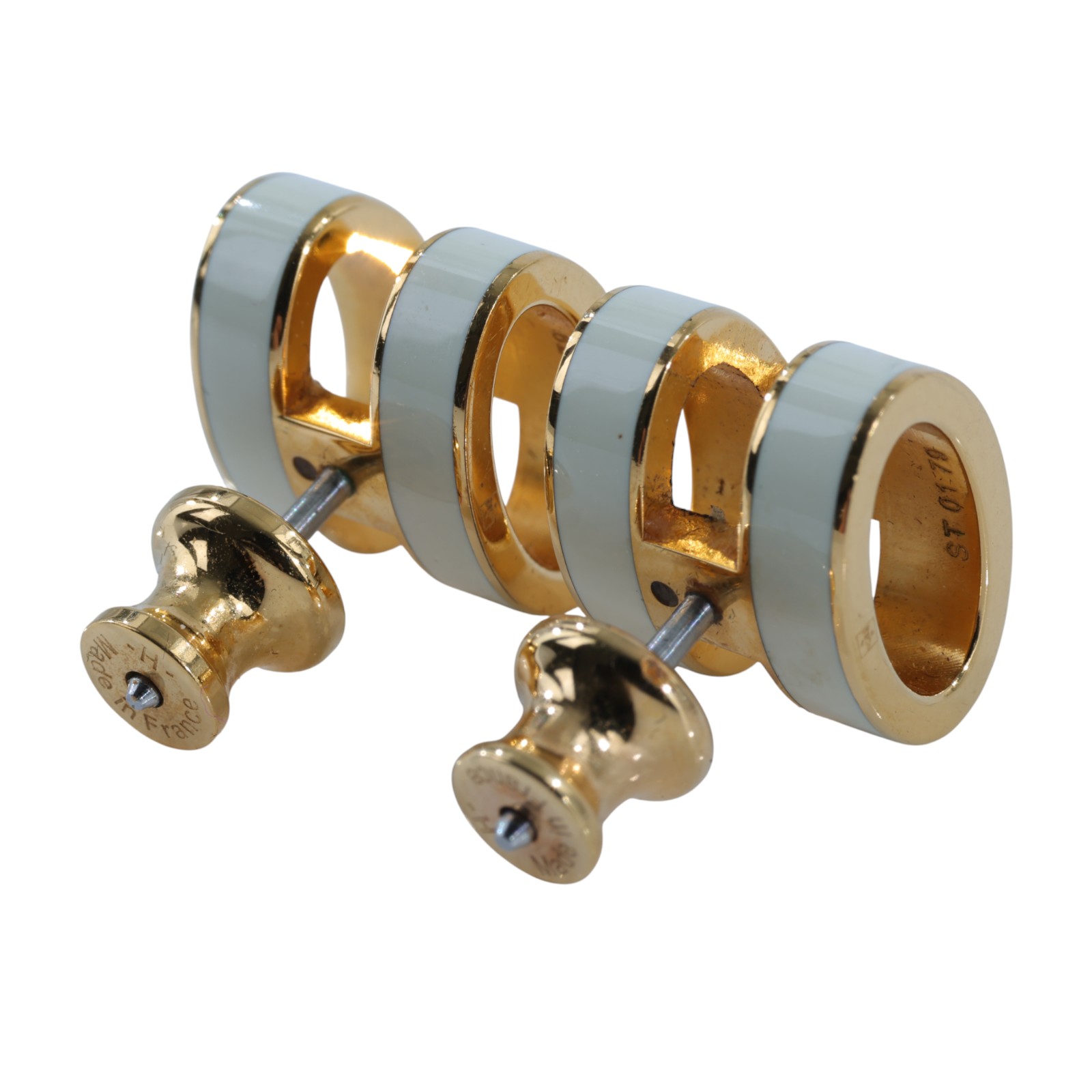 愛馬仕 Hermes Mini Pop H 耳釘 白色 H608002Fv49 ST 01 79 白金POP H耳環 原廠盒子