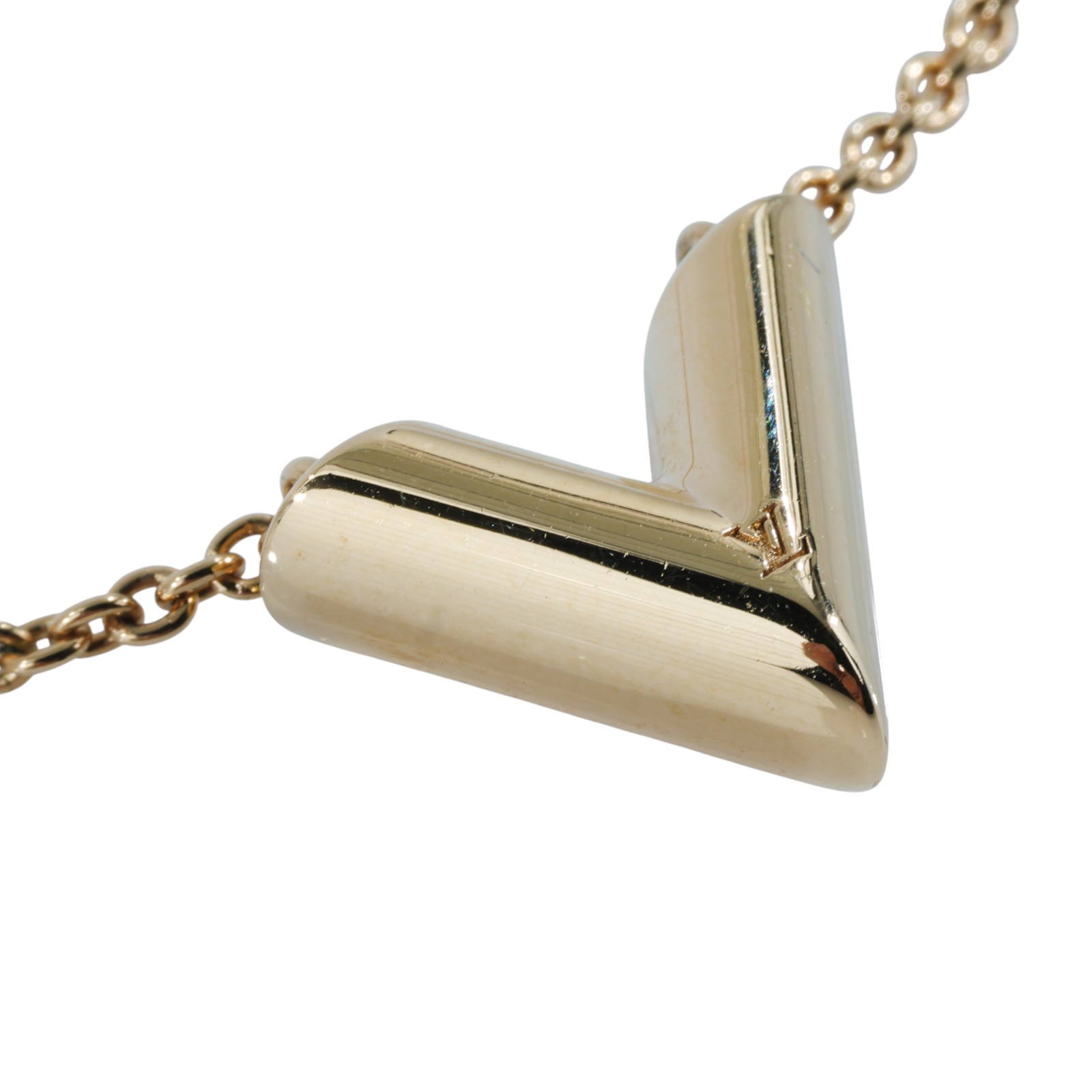 路易威登 LOUIS VUITTON Essential V 項鏈 M00857 金Essential V 原廠盒子/防塵袋