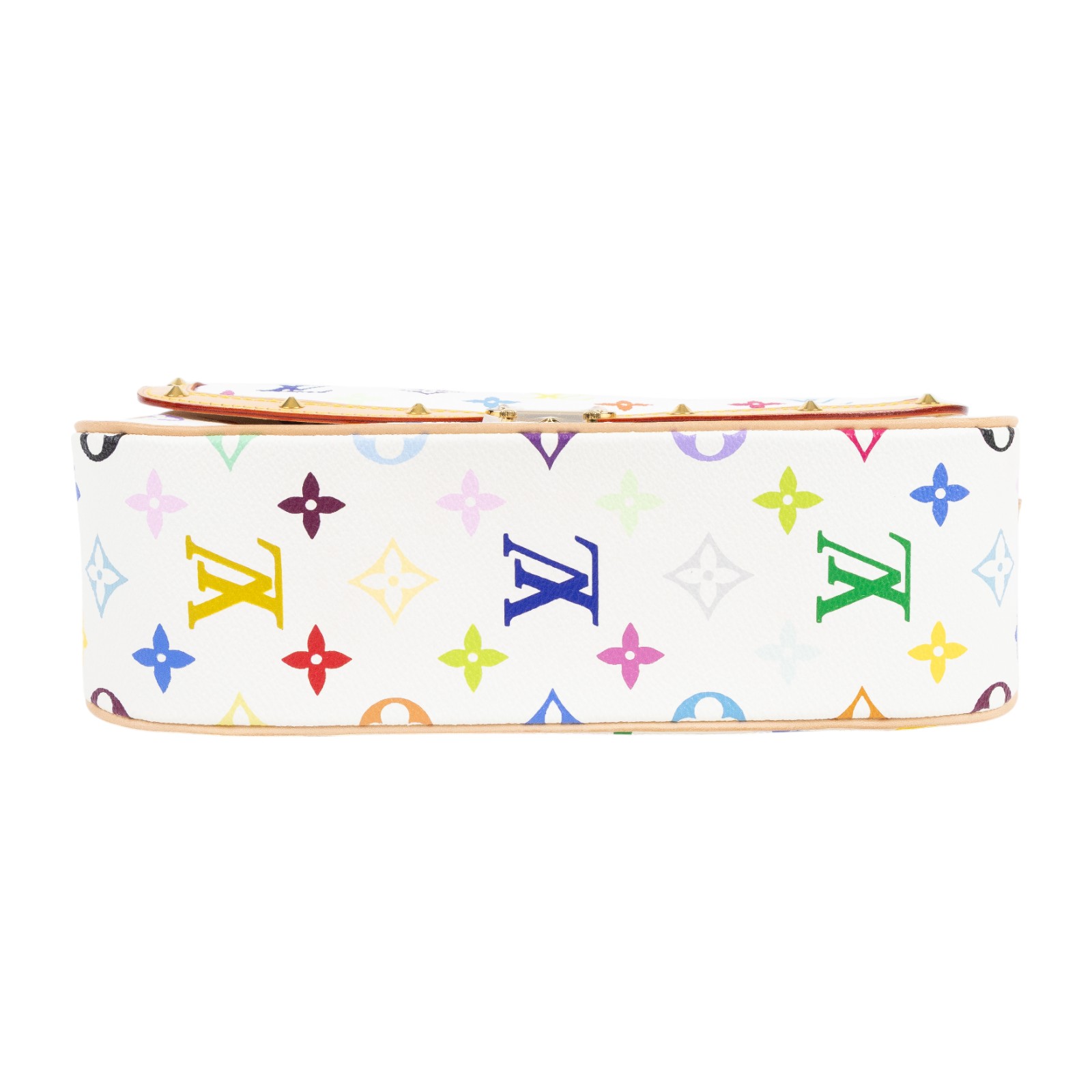 路易威登 LOUIS VUITTON 村上隆聯名 Sologne 肩背包 M92661 白彩SOLOGNE 原廠盒子/防塵袋