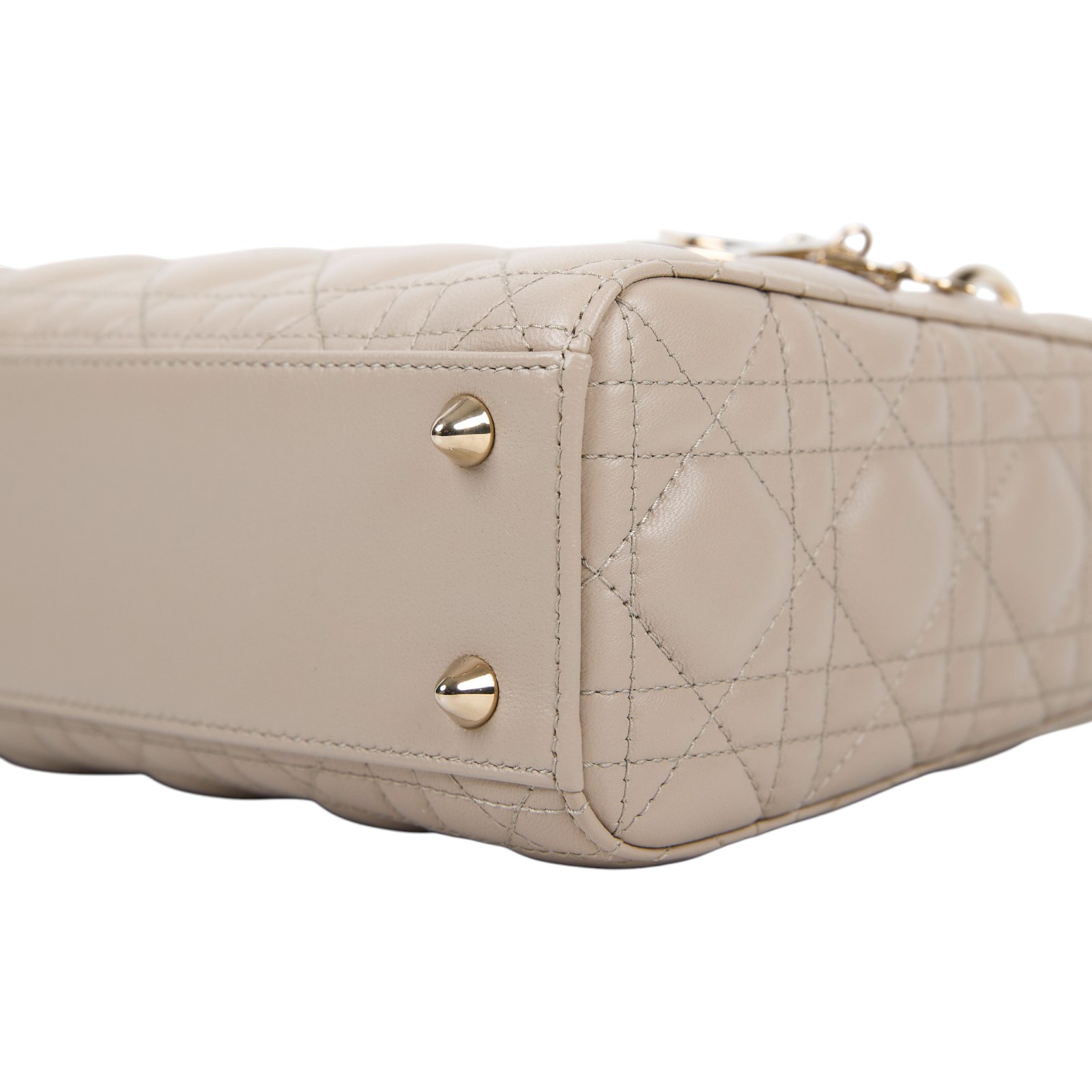 迪奧 CHRISTIAN DIOR Lady Dior My ABCDior 小型 肩背 手提包 羊皮 M0538ONGE  原廠盒子/防塵袋/保證卡/裝飾釦4個