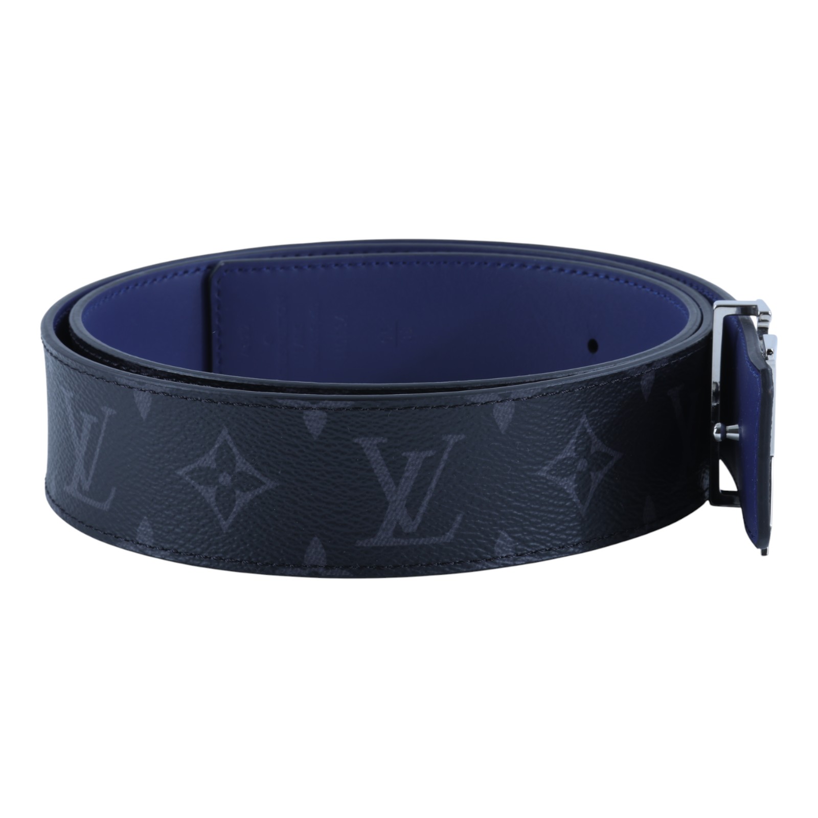 路易威登 LOUIS VUITTON LV Initiales 皮帶 腰帶 M0534T 黑原花皮帶 原廠盒子/防塵袋