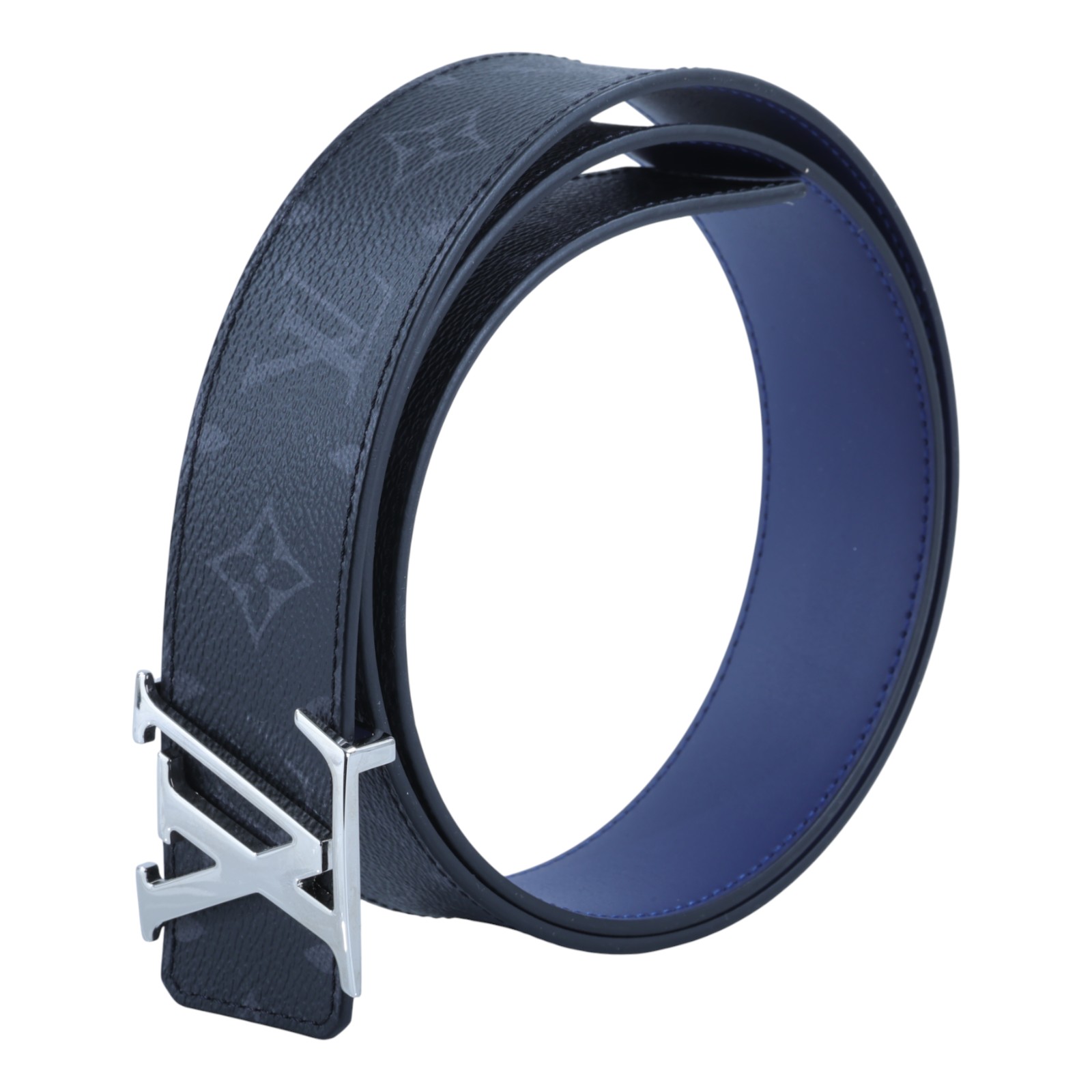 路易威登 LOUIS VUITTON LV Initiales 皮帶 腰帶 M0534T 黑原花皮帶 原廠盒子/防塵袋