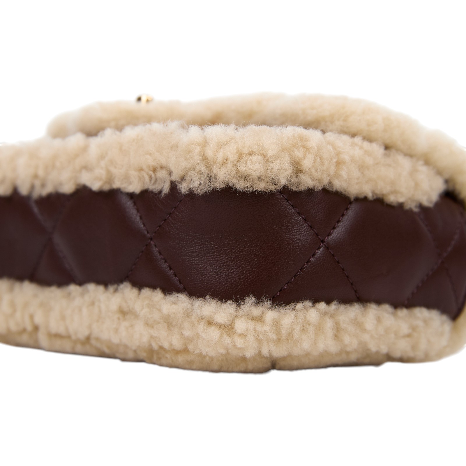 香奈兒 CHANEL MINI FLAP BAG CF 口蓋包 AS5148 B18194 晶片款 咖毛毛泰迪方胖 原廠盒子/防塵袋/購買證明影本