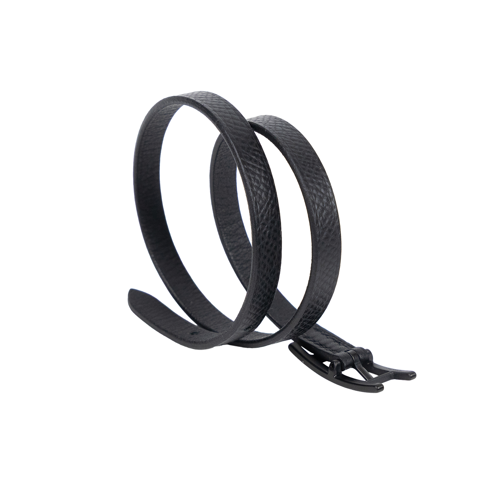 愛馬仕 Hermes Behapi Double Tour 皮革 手環 H081182CC37T5 SP 12 11 黑銀扣 雙圈手環 原廠盒子/防塵袋