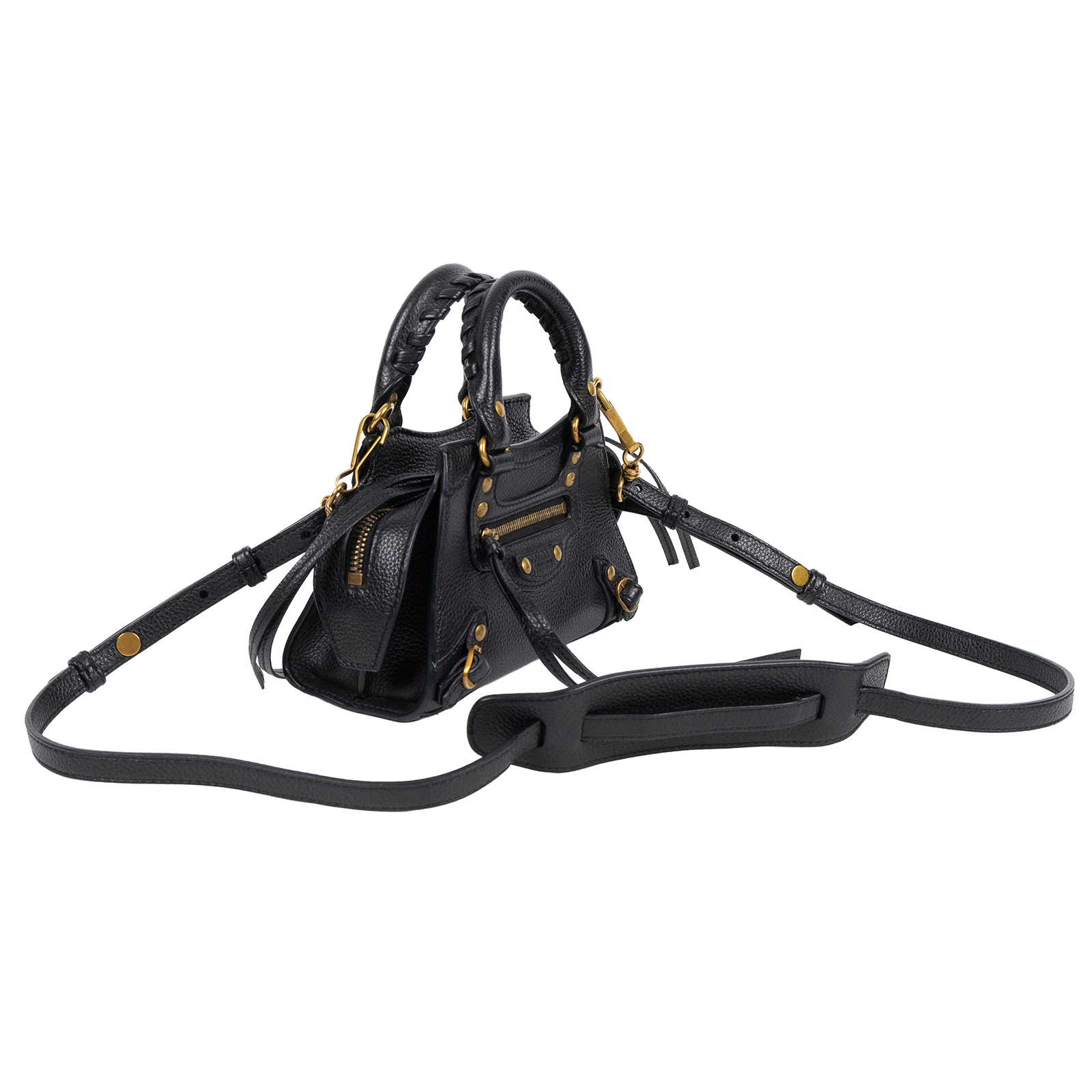 巴黎世家 BALENCIAGA NEO CLASSIC CITY 機車包 63852715Y41 黑NEO CLASSIC MINI 防塵袋/背帶