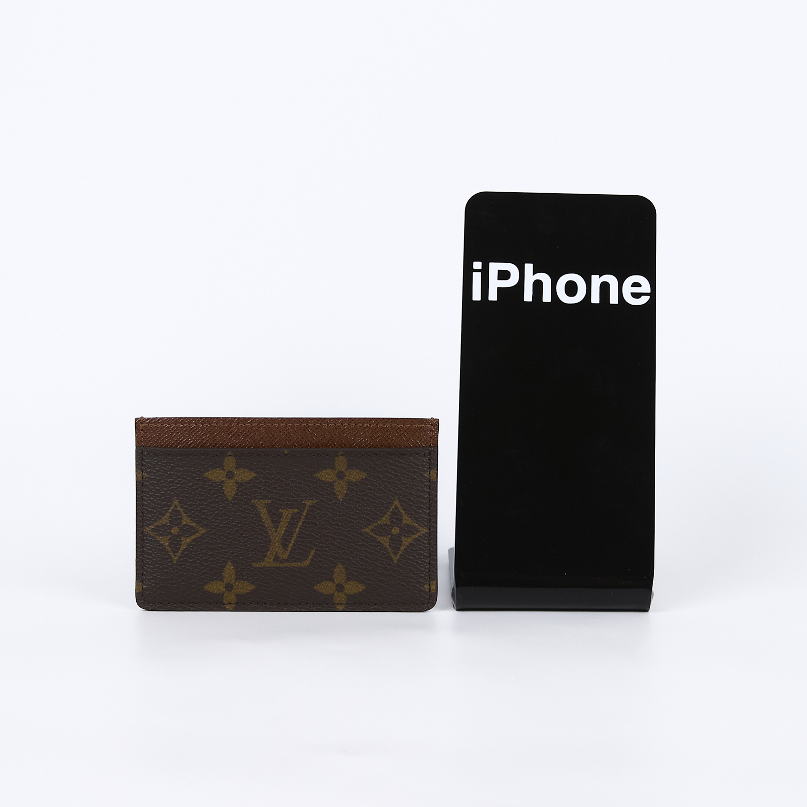 路易威登 LOUIS VUITTON 卡片套 卡夾 Monogram塗層帆布 雅馬邑色 M61733 原花卡夾 原廠盒子/防塵袋