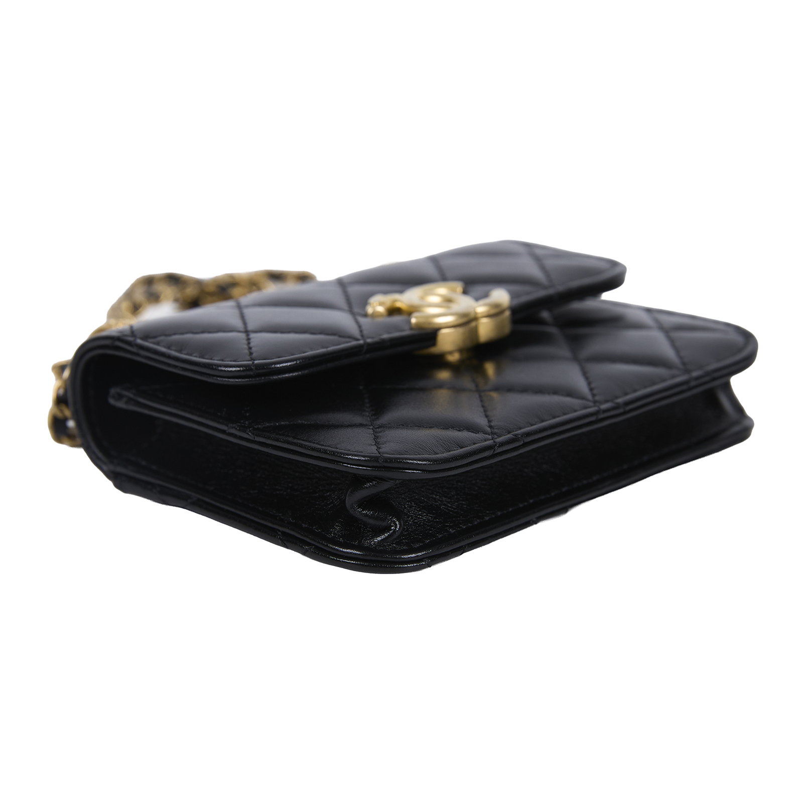 香奈兒 CHANEL 鏈帶 零錢包 迷你  31開 黑羊MINI鍊包 原廠盒子/防塵袋/保證卡