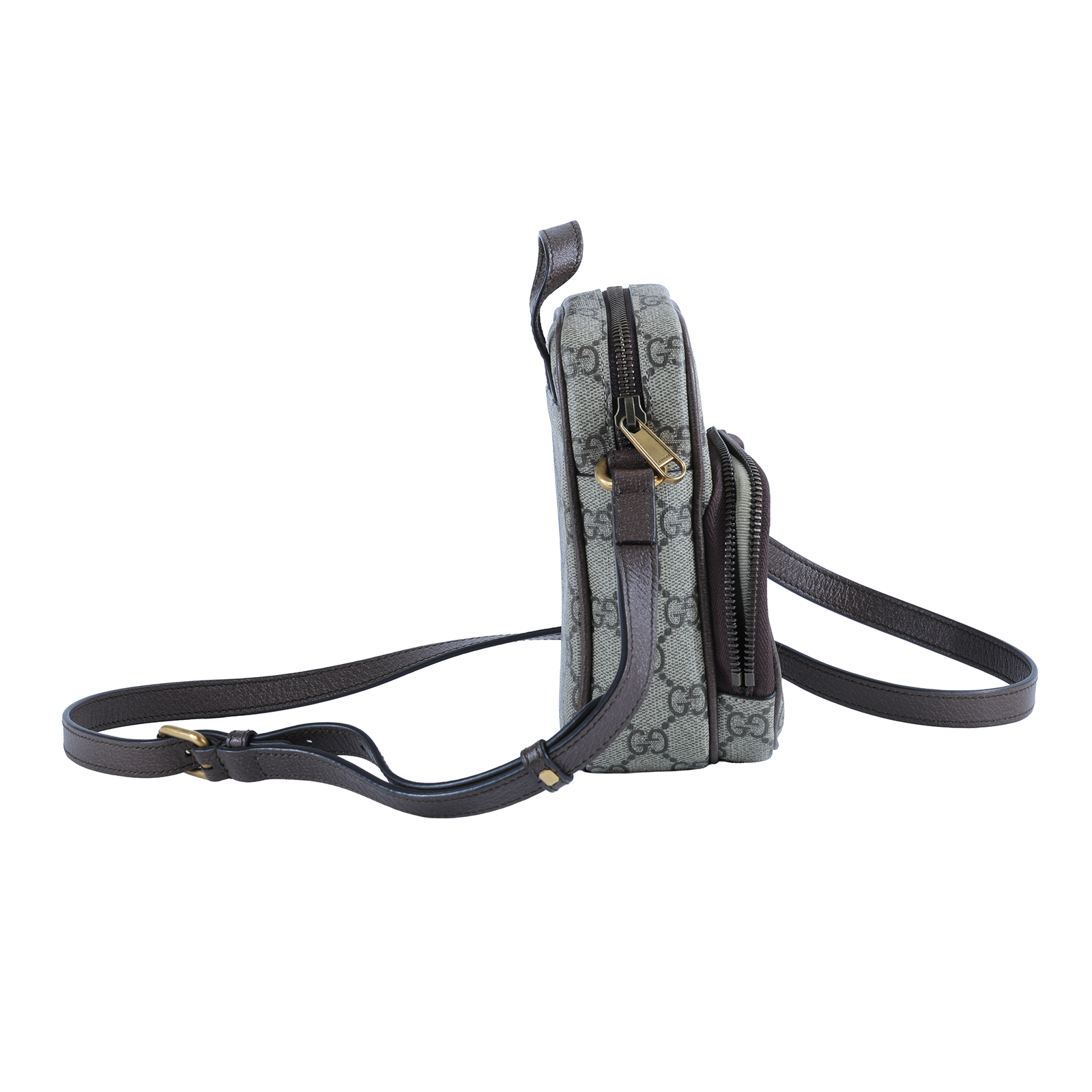 古馳 GUCCI Ophidia 肩背 手機包 671682 96IUT 原花Ophidia 肩背包 mini 黑LOGO腰包 MINI 防塵袋