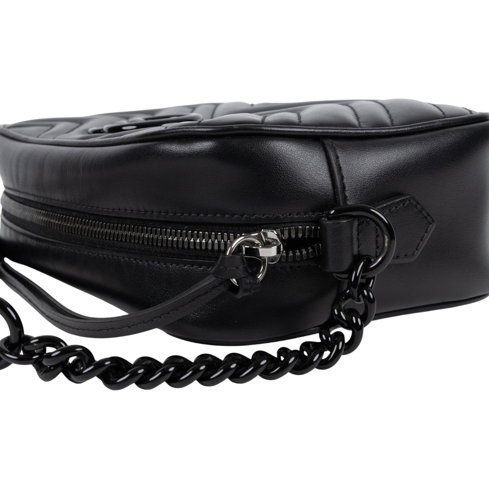 古馳 GUCCI GG Marmont 小型 絎縫 肩揹袋 447632 DTDHV SO BLACK 馬夢包 防塵袋