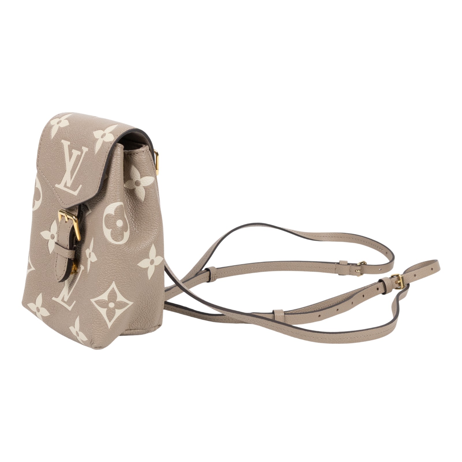 路易威登 LOUIS VUITTON Tiny Empreinte 後背包 雙肩包 Monogram 老花 M80738 晶片款 原花TINY後背包 無附屬品