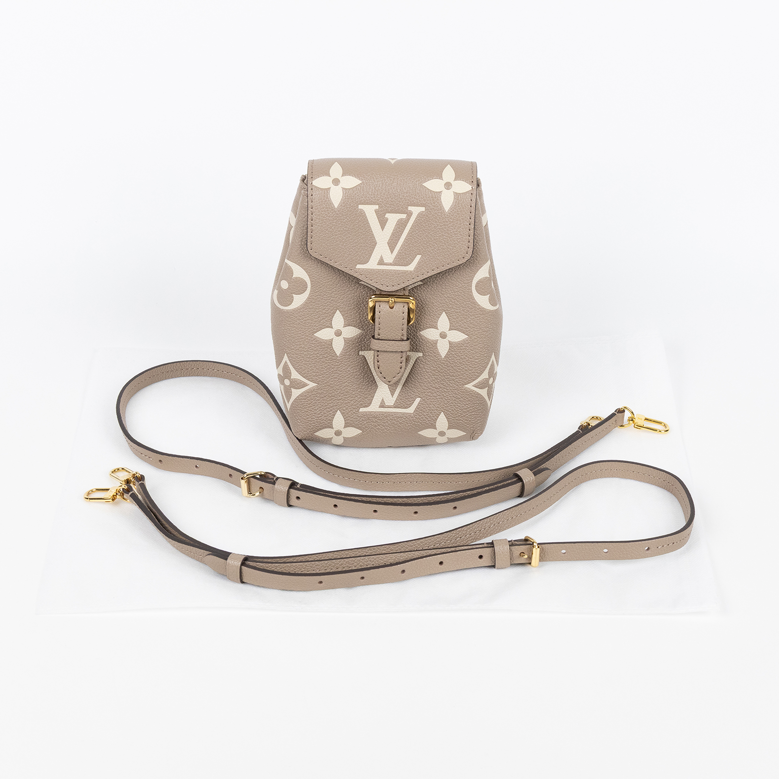路易威登 LOUIS VUITTON Tiny Empreinte 後背包 雙肩包 Monogram 老花 M80738 晶片款 原花TINY後背包 無附屬品