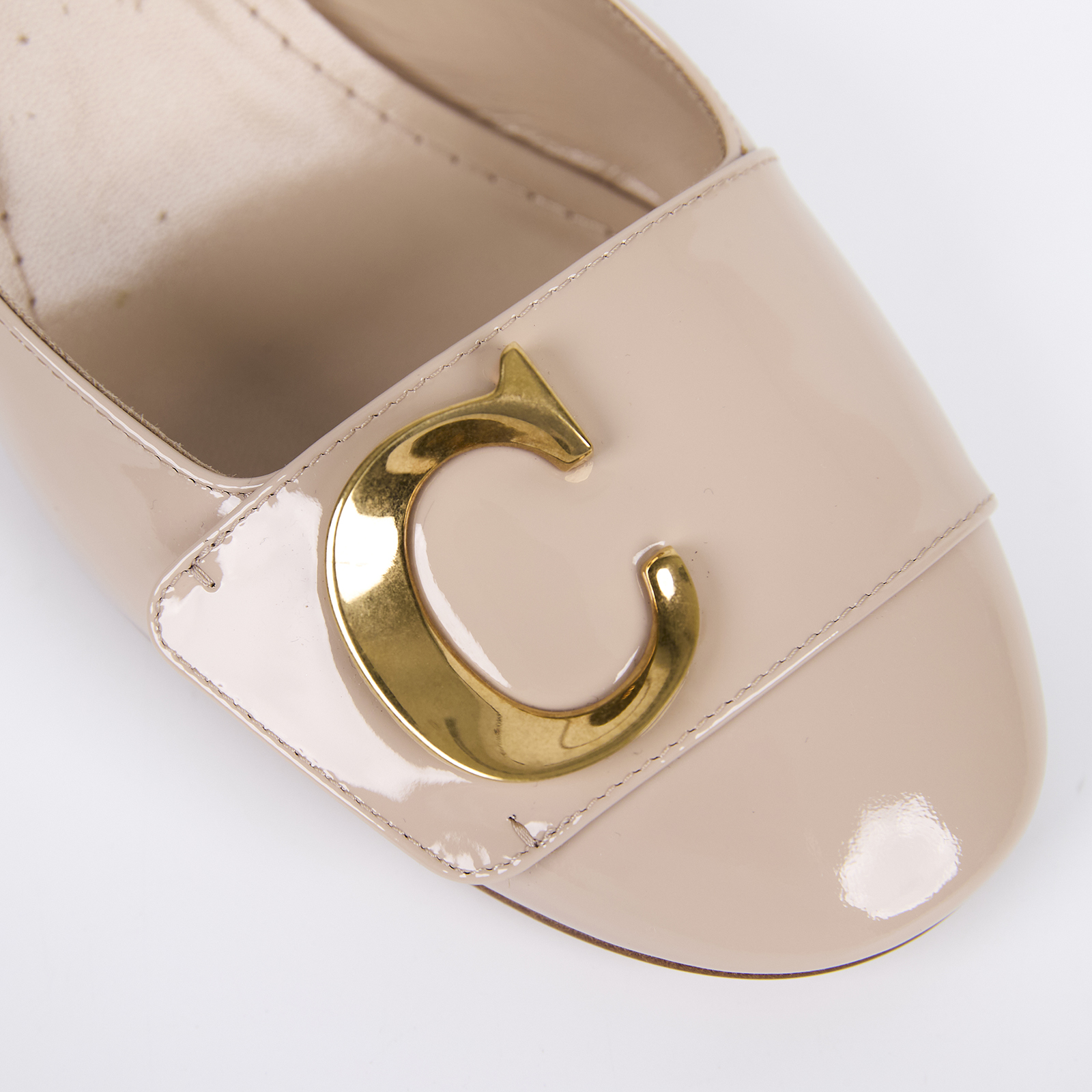 迪奧 CHRISTIAN DIOR Cest Dior 後繫帶高跟鞋 KCV073VNI_36 粉色漆皮跟鞋 原廠盒子/防塵袋