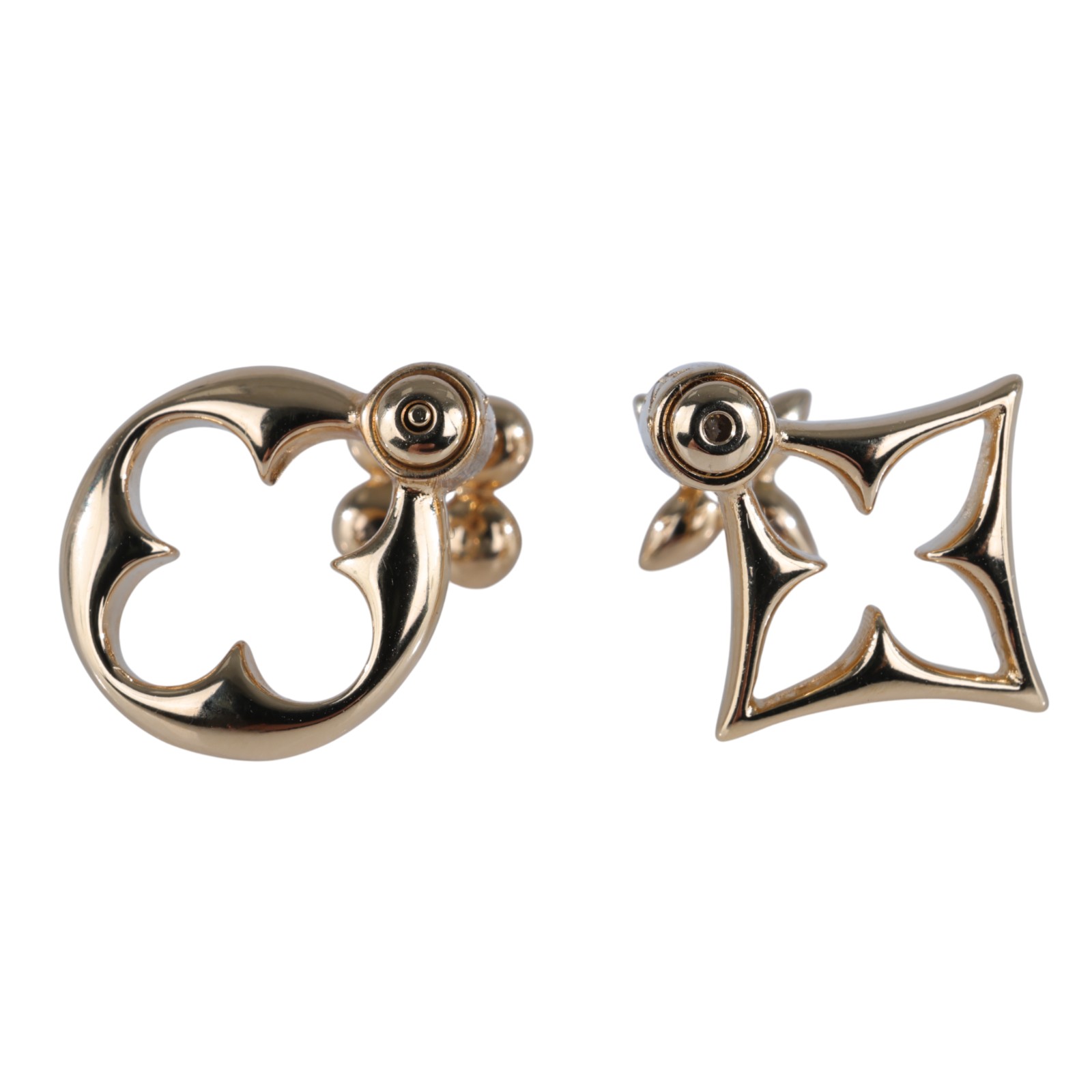 路易威登 LOUIS VUITTON LV Flowergram 耳環 M00770 金色 Flower Gram耳環 原廠盒子/防塵袋