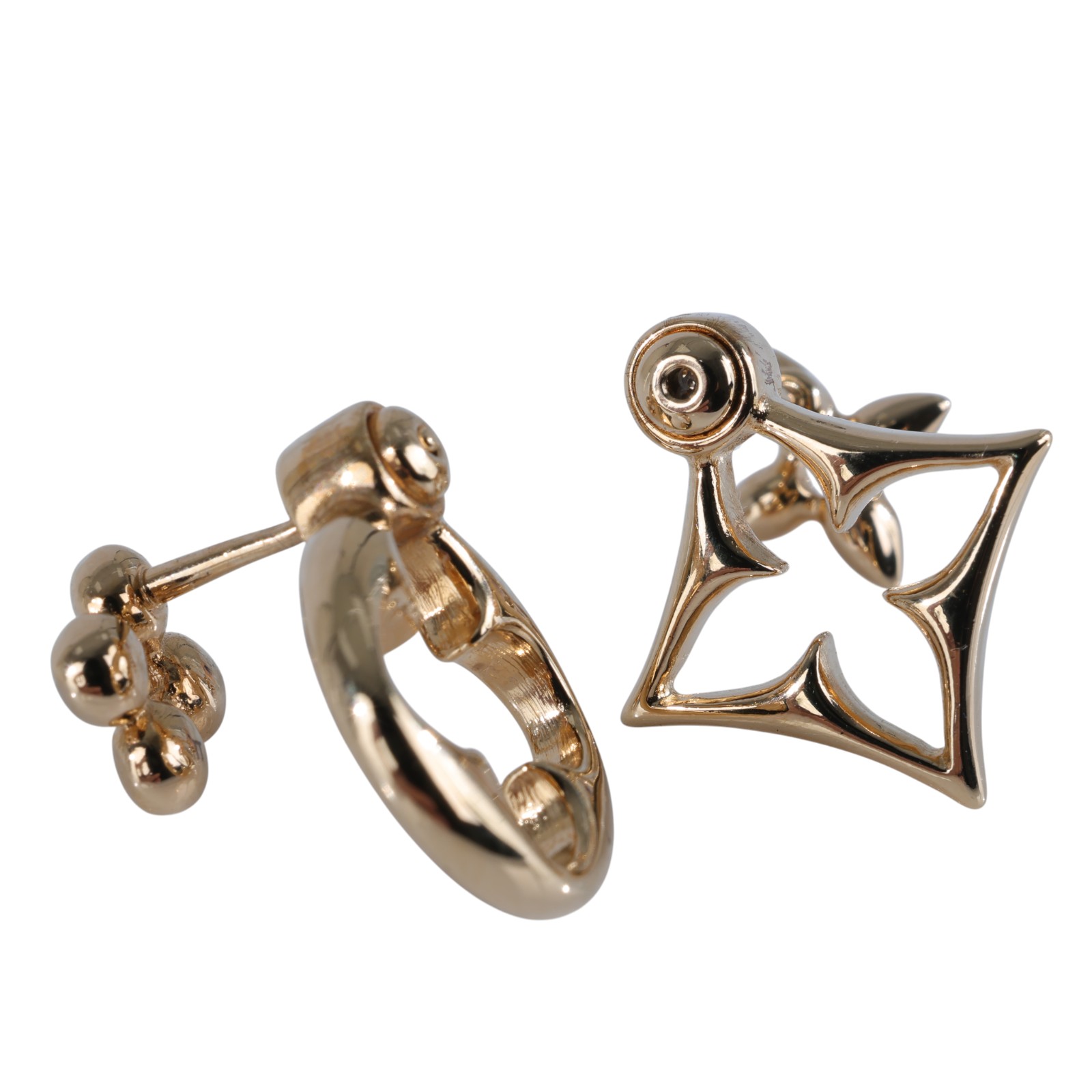 路易威登 LOUIS VUITTON LV Flowergram 耳環 M00770 金色 Flower Gram耳環 原廠盒子/防塵袋