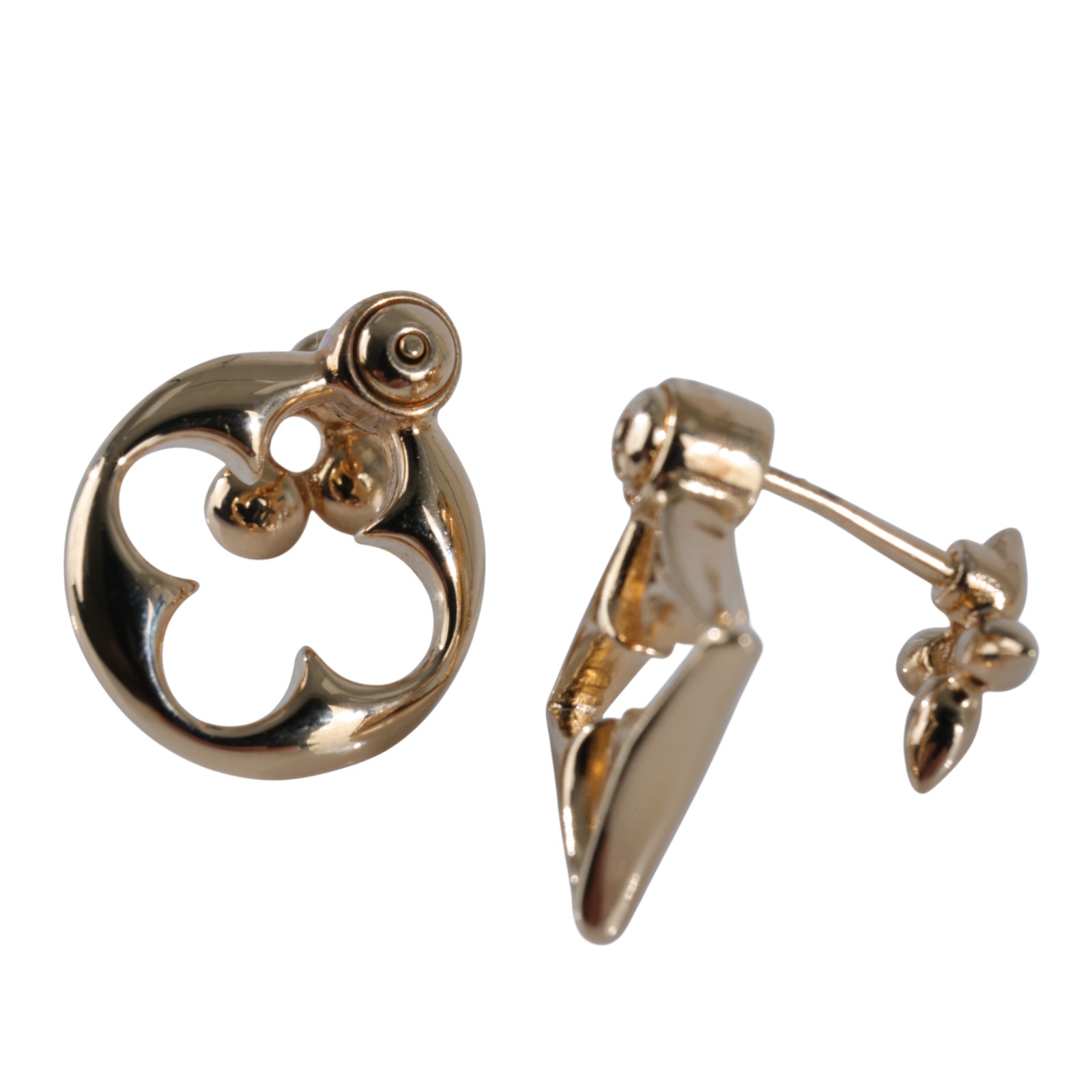 路易威登 LOUIS VUITTON LV Flowergram 耳環 M00770 金色 Flower Gram耳環 原廠盒子/防塵袋