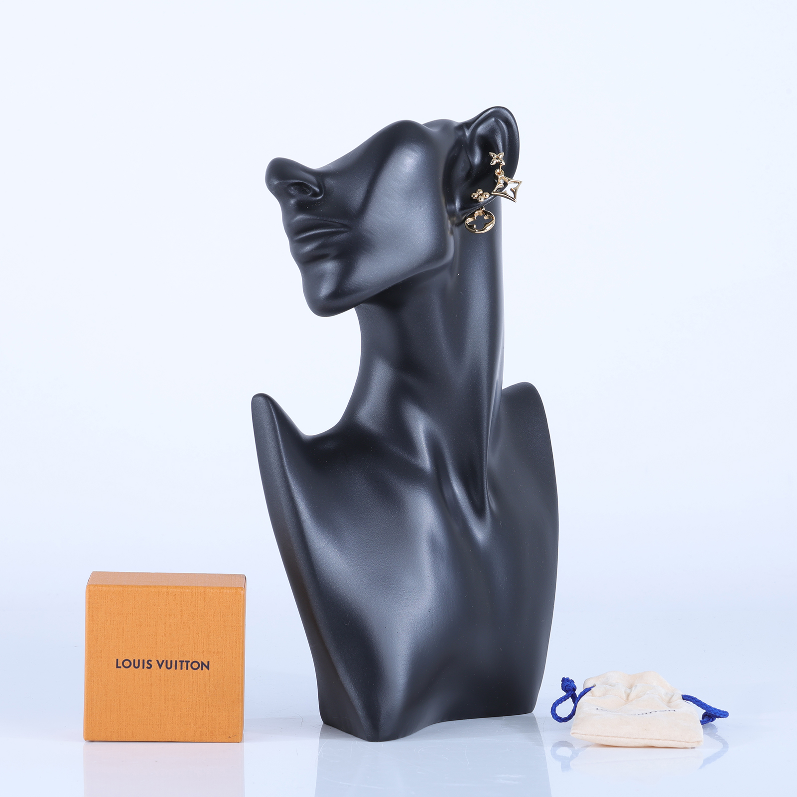 路易威登 LOUIS VUITTON LV Flowergram 耳環 M00770 金色 Flower Gram耳環 原廠盒子/防塵袋