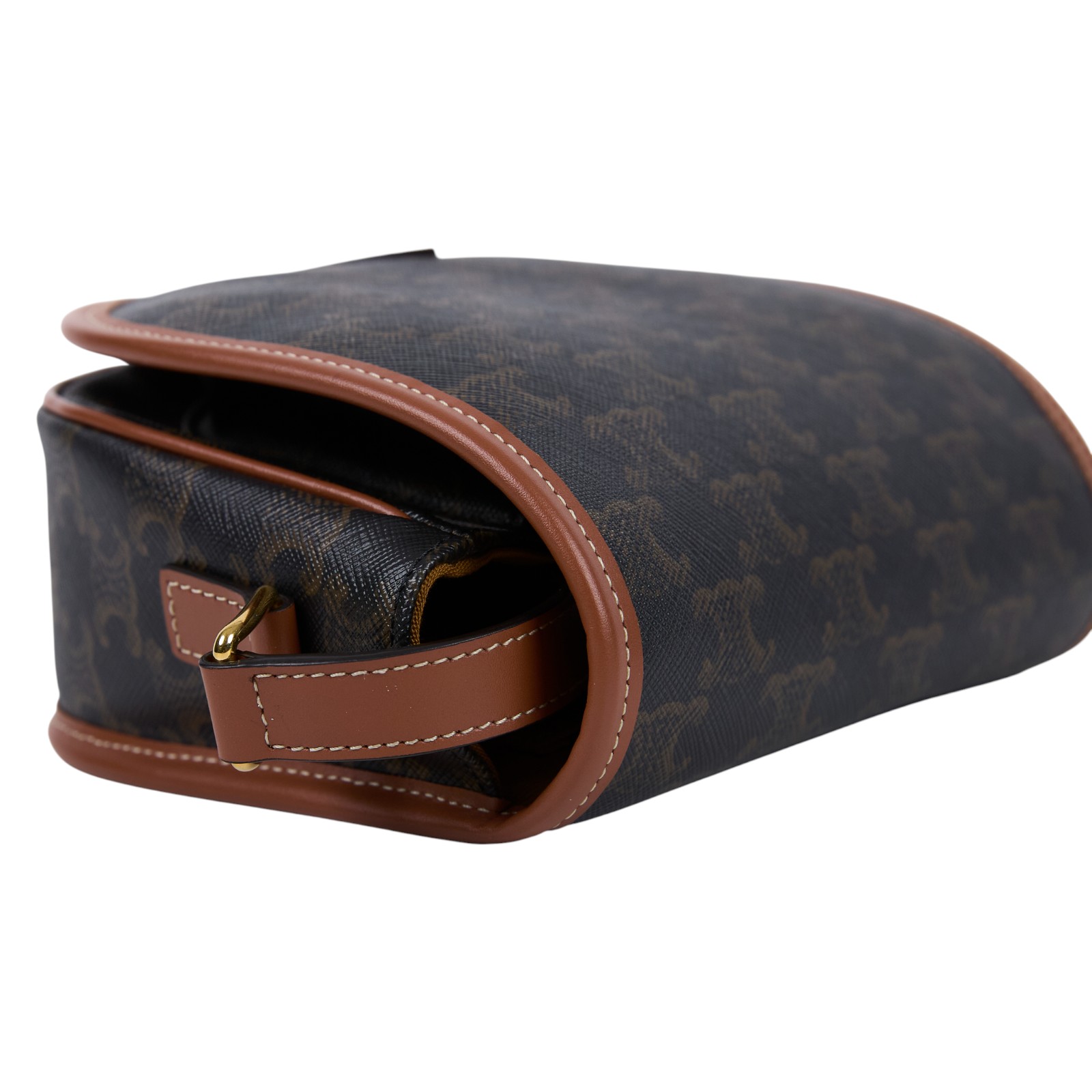 思琳 CELINE Triomphe帆布 中型 凱旋門 Folco 斜背 肩背 馬鞍包 191502BZJ 凱旋門MEDIUM FOLCO 防塵袋