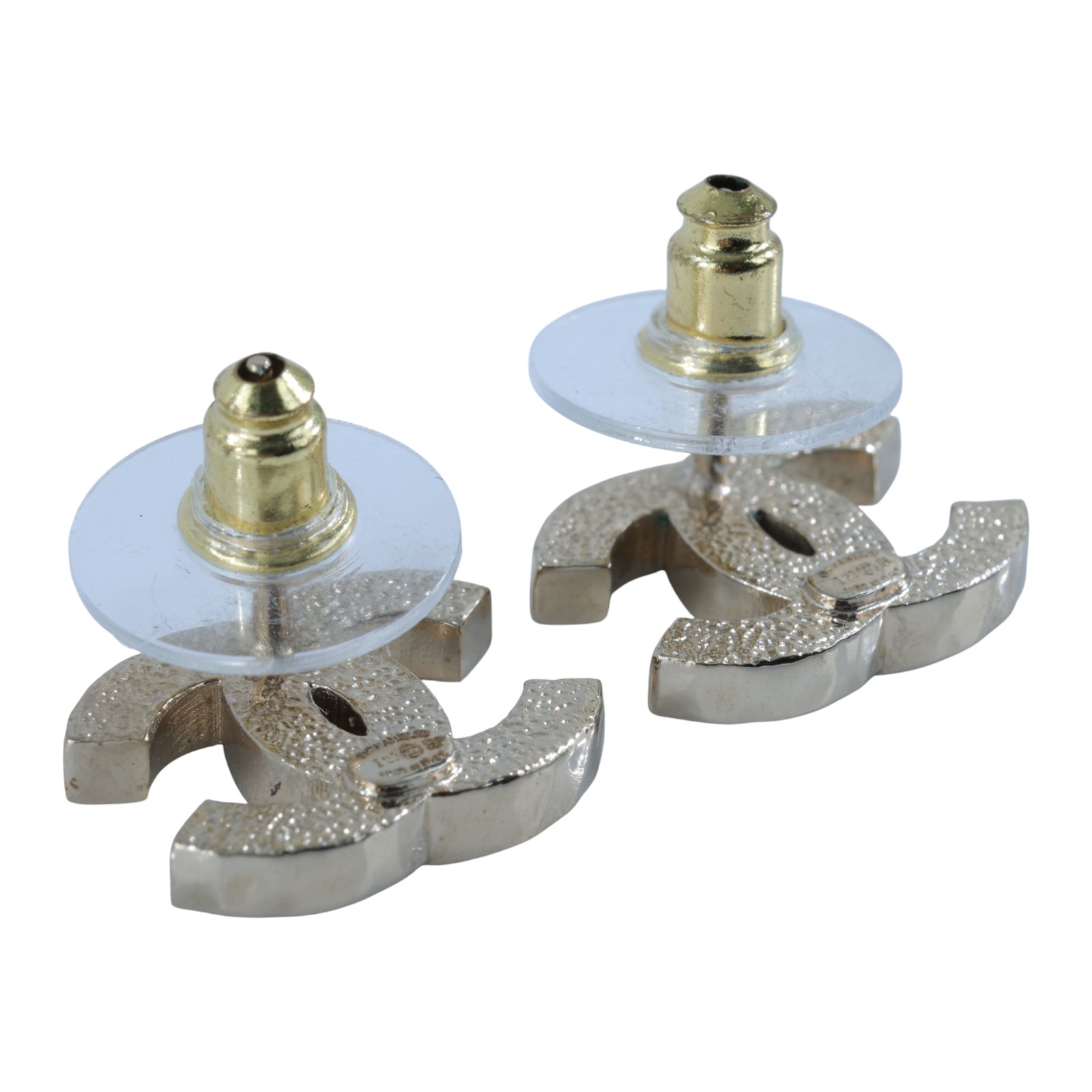 香奈兒 CHANEL CC LOGO 耳環 耳釘 I23/B 水鑽珍珠雙C耳環 無附屬品