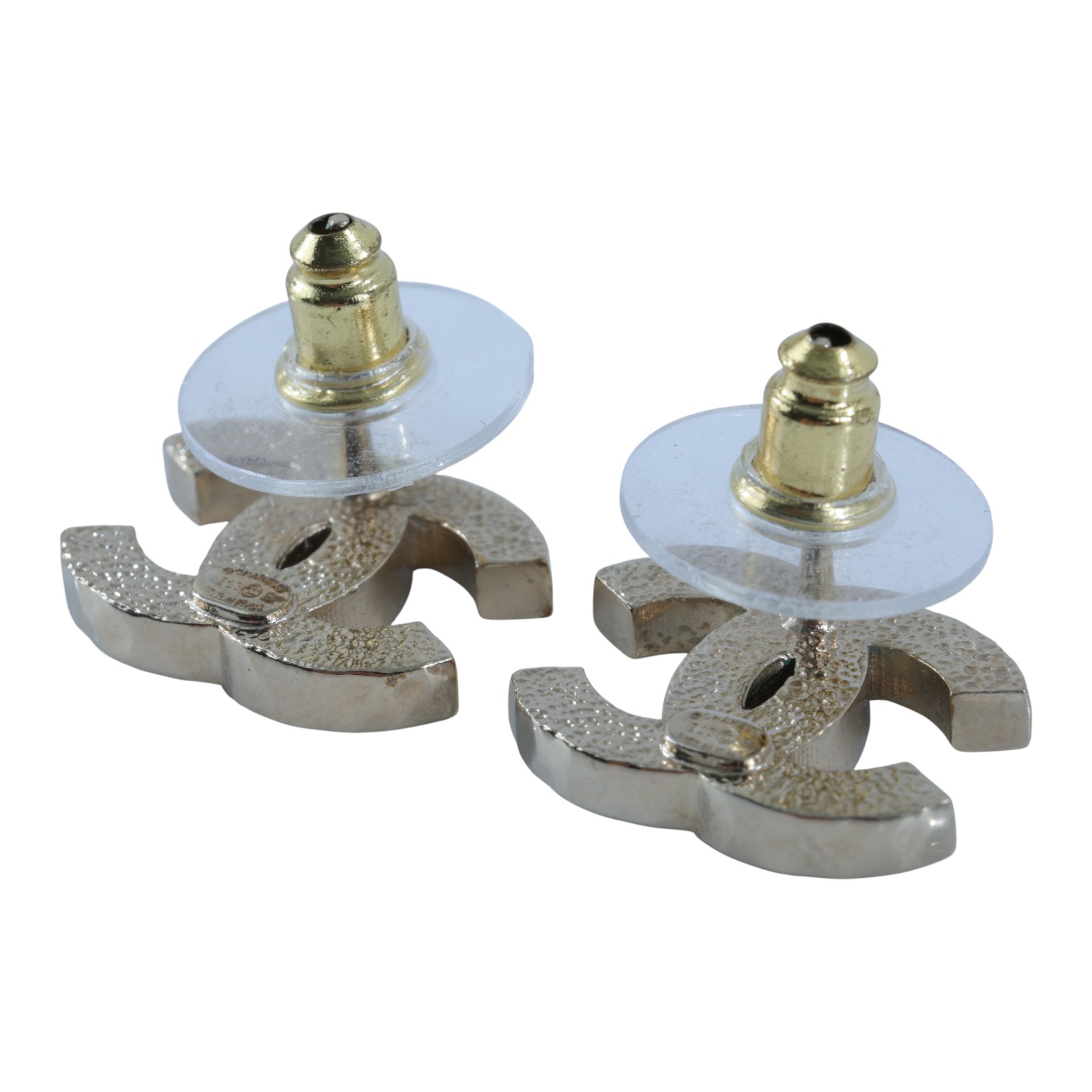 香奈兒 CHANEL CC LOGO 耳環 耳釘 I23/B 水鑽珍珠雙C耳環 無附屬品