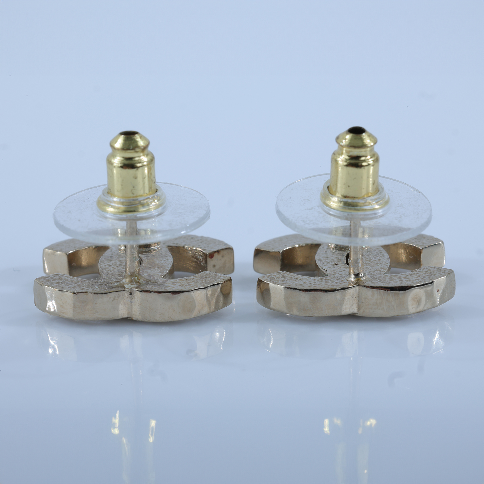 香奈兒 CHANEL CC LOGO 耳環 耳釘 I23/B 水鑽珍珠雙C耳環 無附屬品