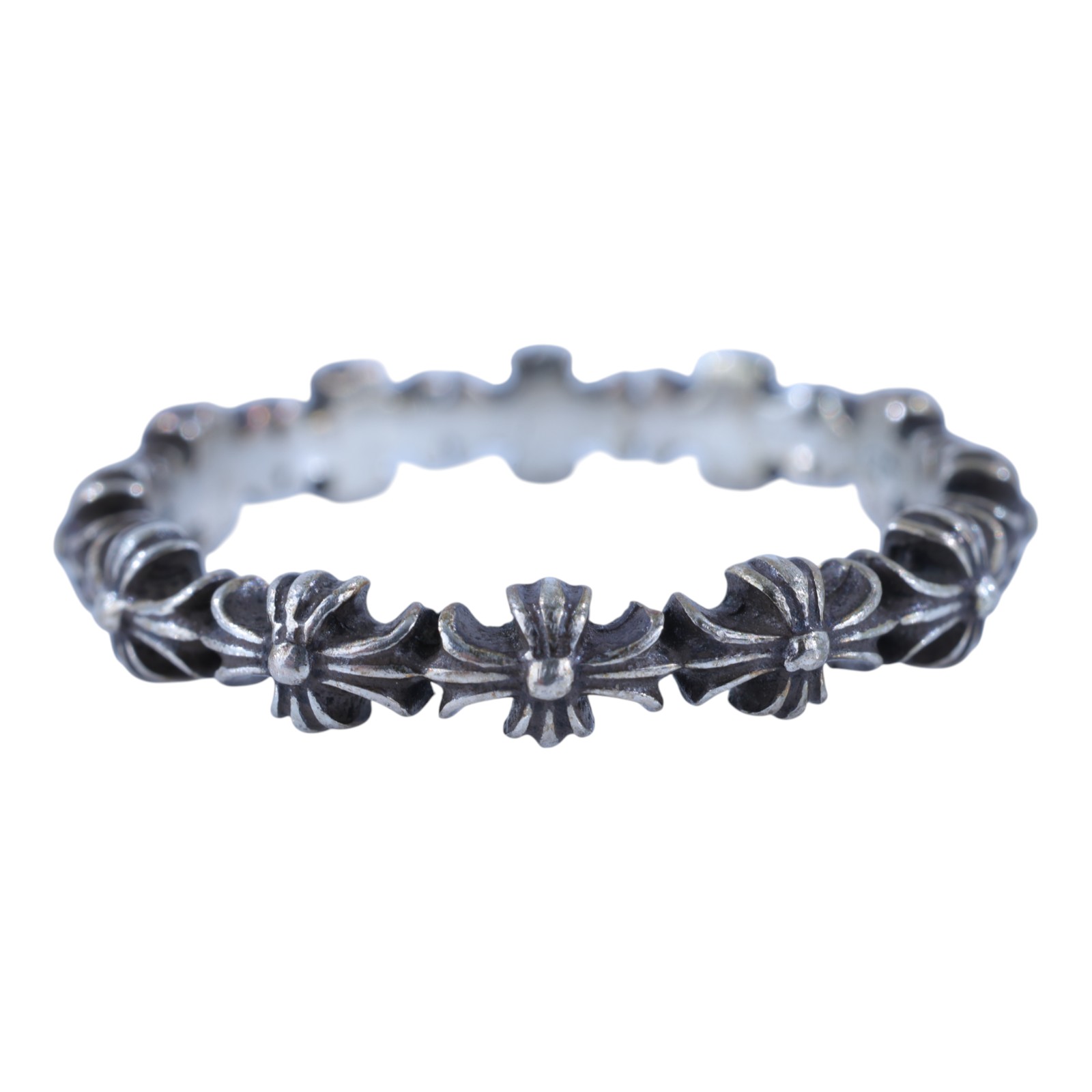 克羅心 CHROME HEARTS Tiny ECH Plus Band Ring 戒指  925銀TINY E戒指 無附屬品