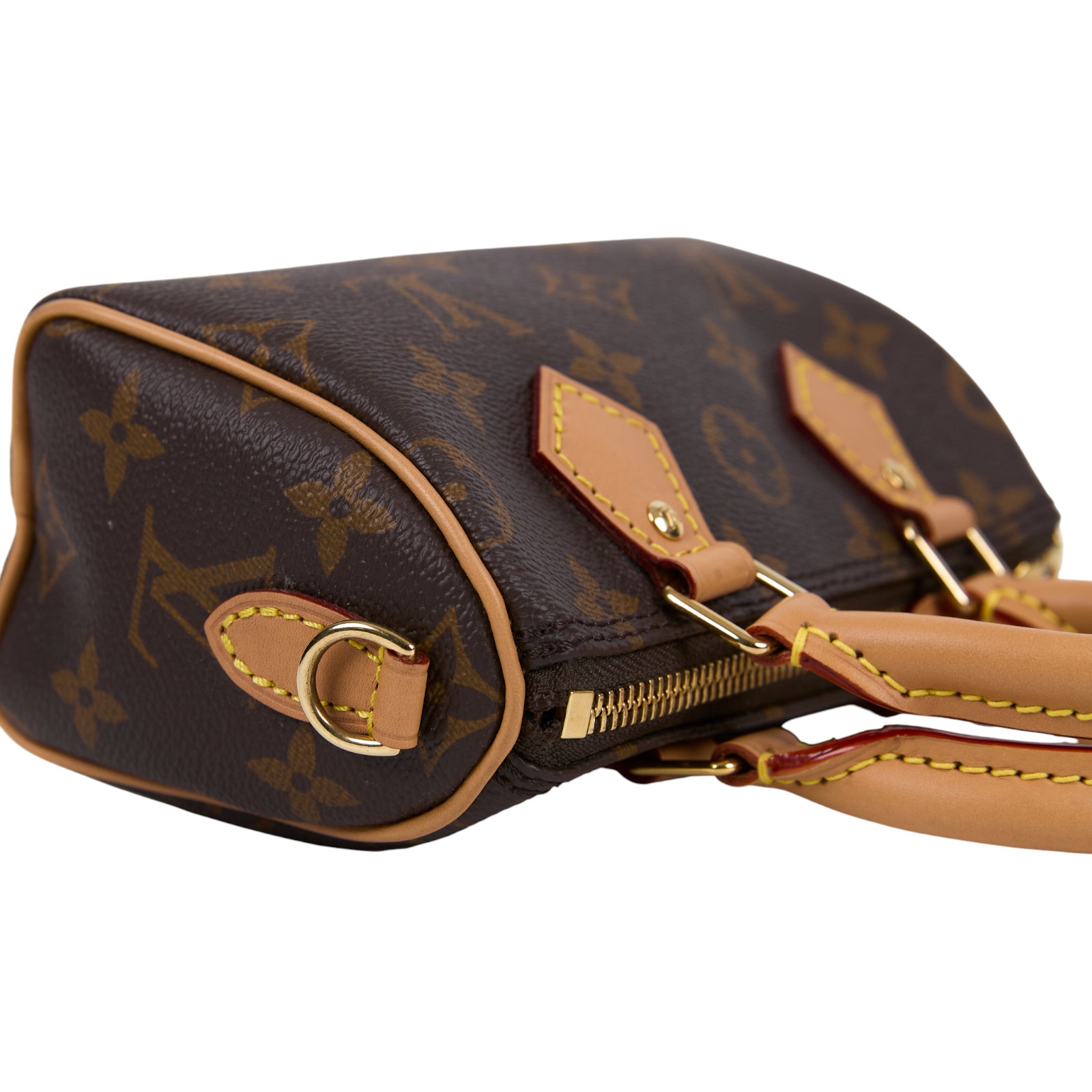 路易威登 LOUIS VUITTON Nano Speedy 原花 手提 肩背包 M81085 原花NANO SPEEDY 原廠盒子/防塵袋/購買證明